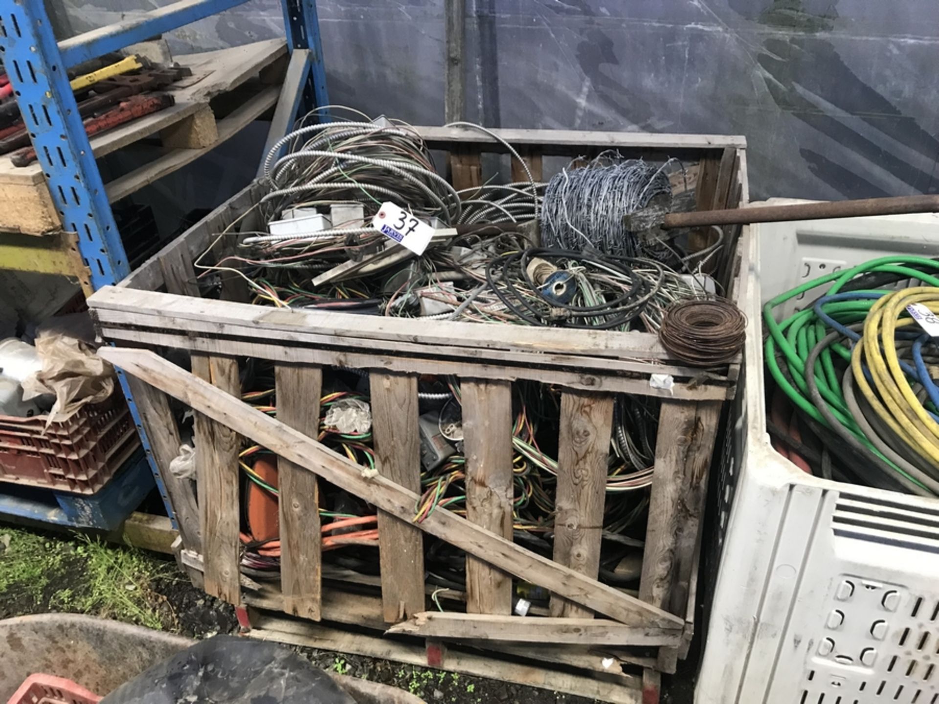 CRATE OF ELECTRICAL