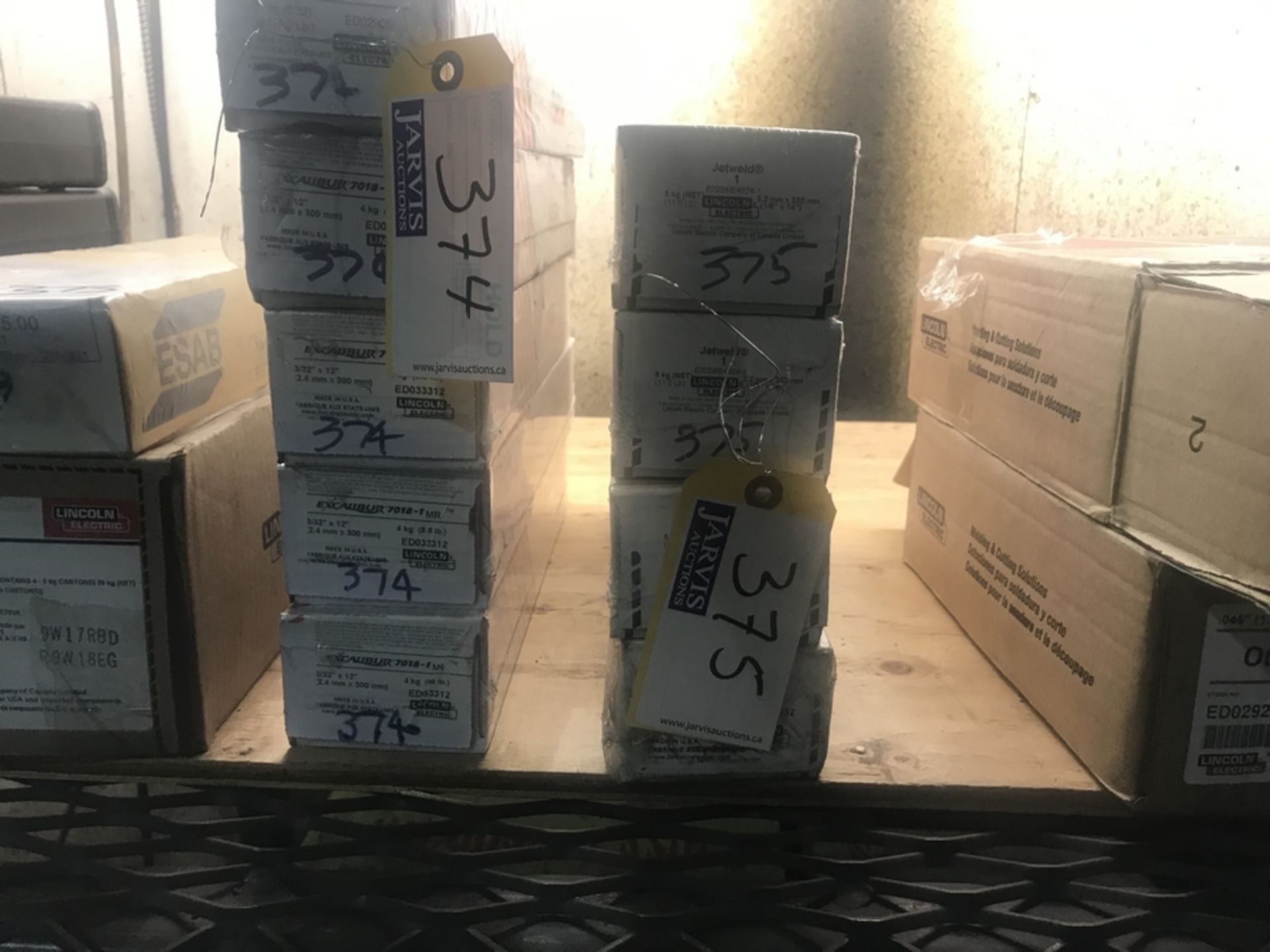 4 BOXES OF JETWELD 7024 WELDING RODS