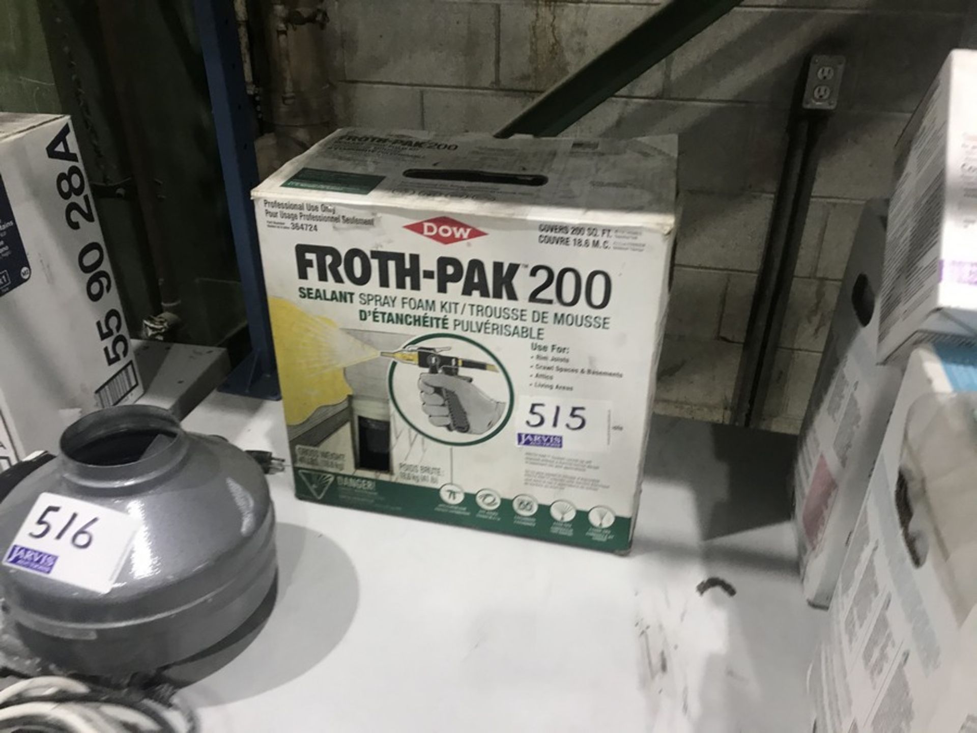 DOW FROTH-PAK 200 SEALANT SPRAY KIT