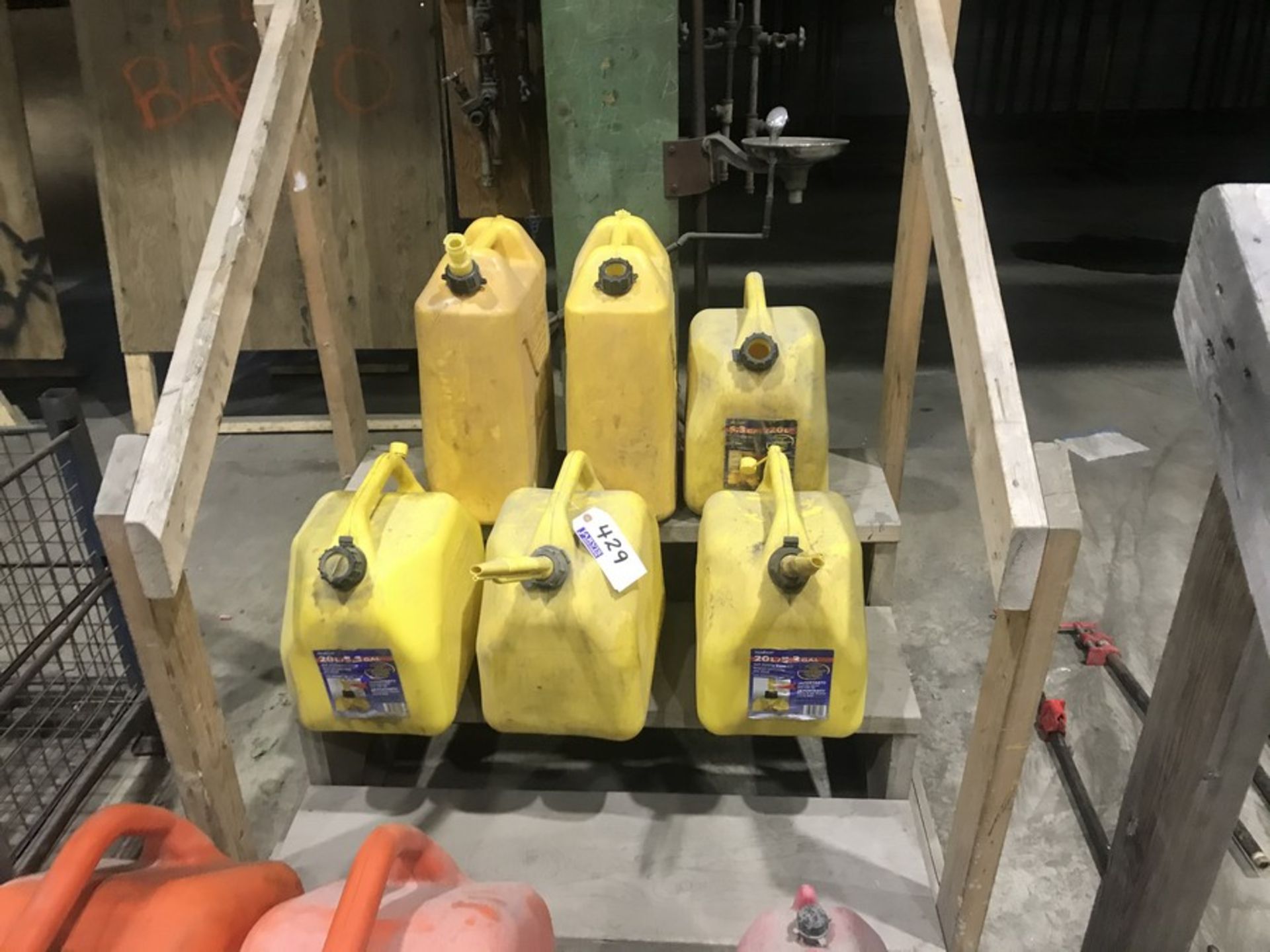 YELLOW GAS CANS