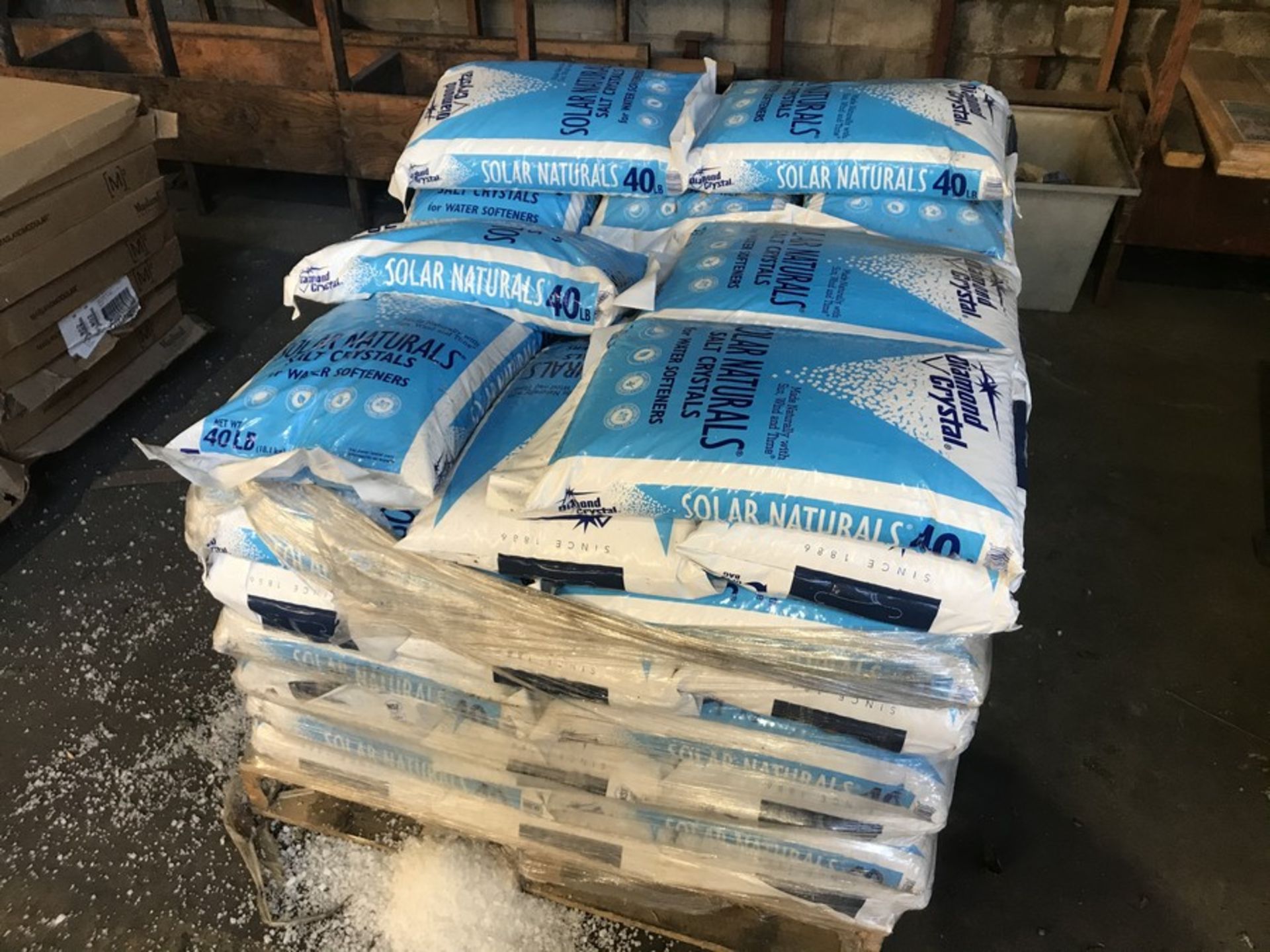 5 BAGS OF SALT CRYSTALS FOR WATER SOFTENERS