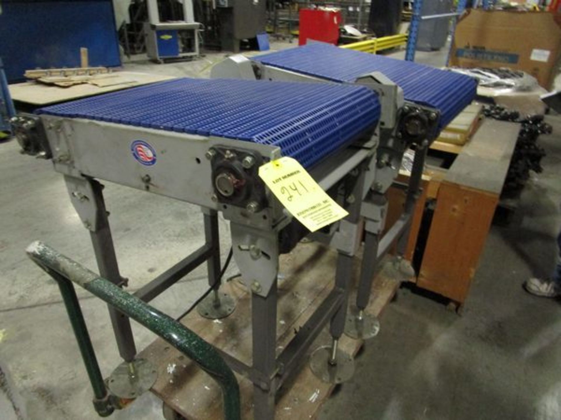 LOT (2) Small Transport Conveyors