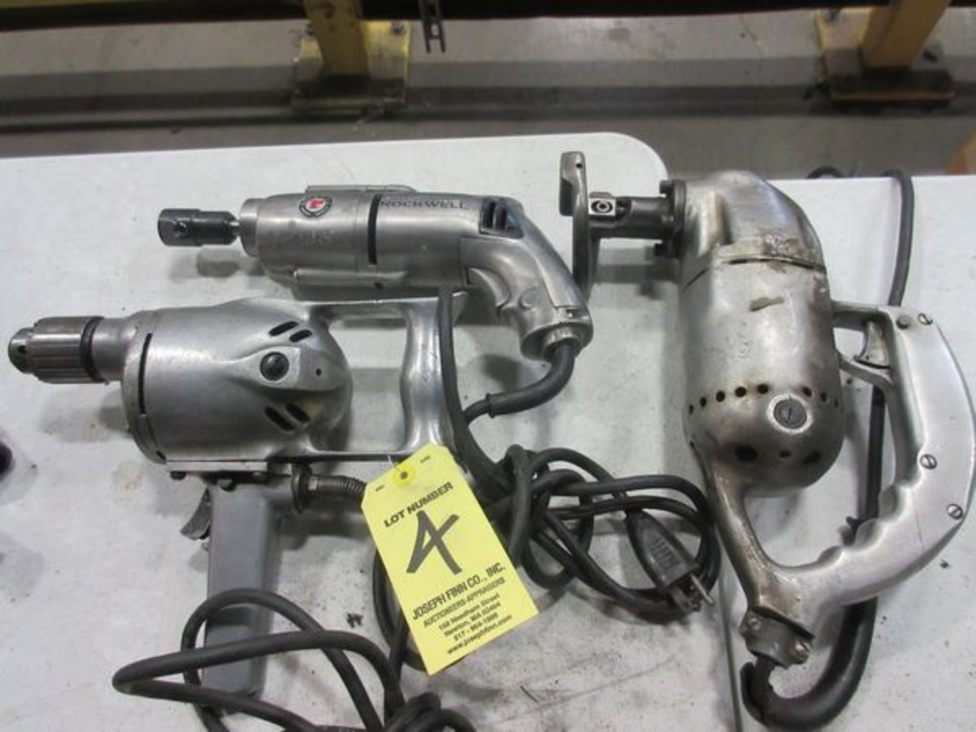 LOT Rockwell 3/8" Port. Tapper #752, Commander Corded Drill, B&D #12 Corded Shear