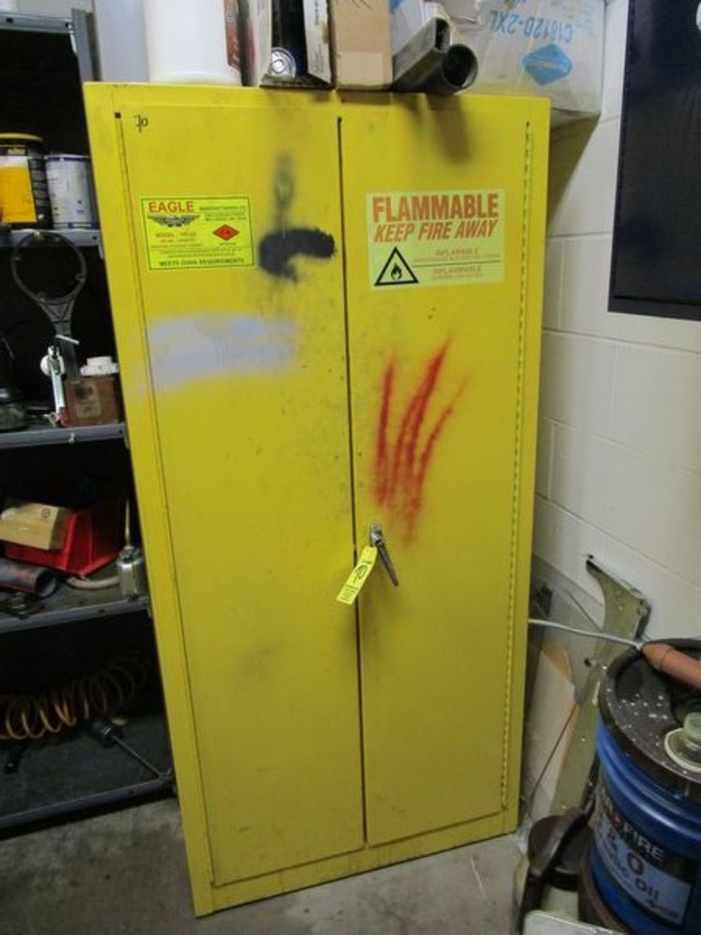 Eagle 120 Gal. 2-Door Chem. Cabinet