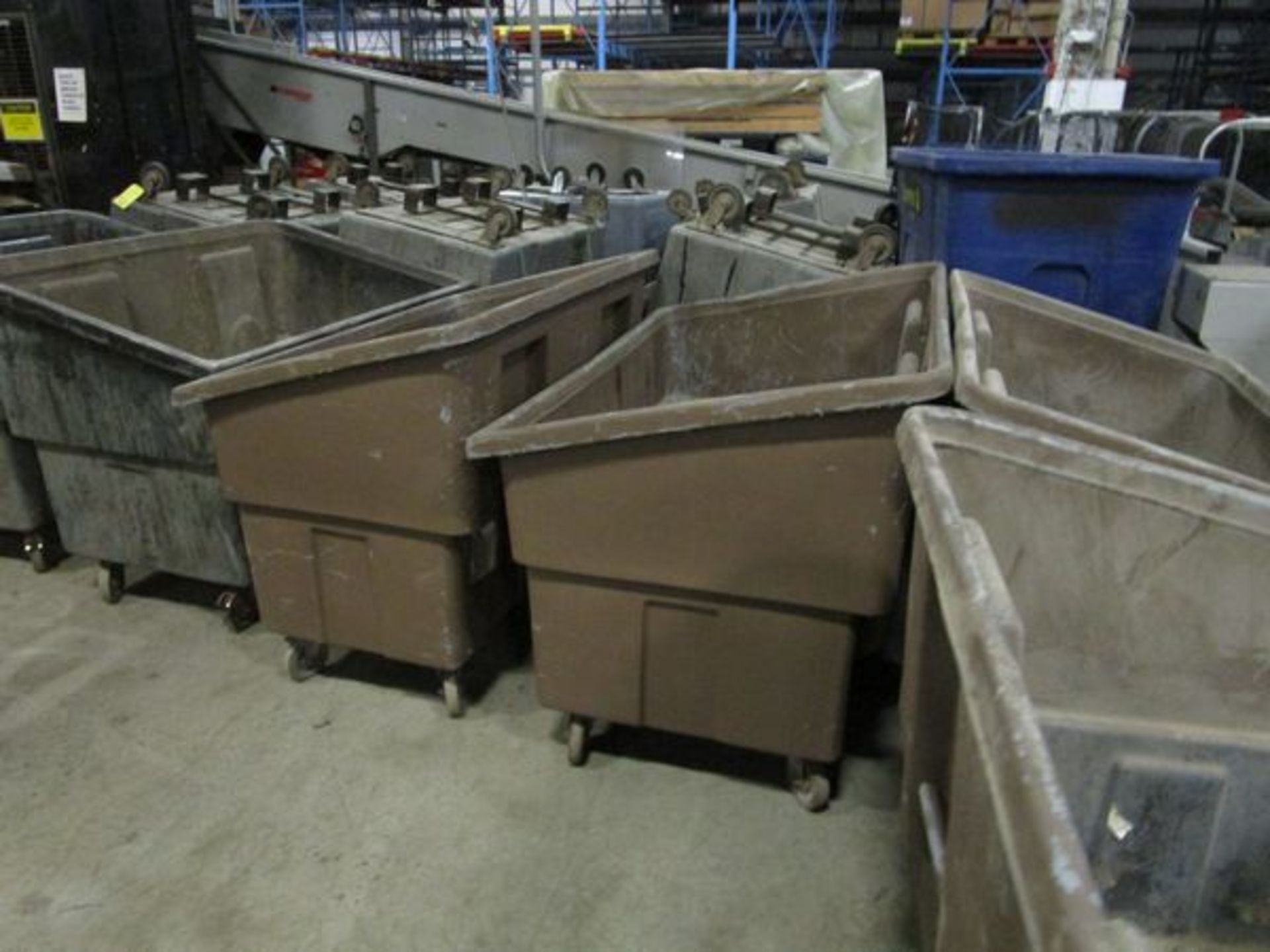 LOT (12) Plastic Port. Tote Bins - Image 2 of 2