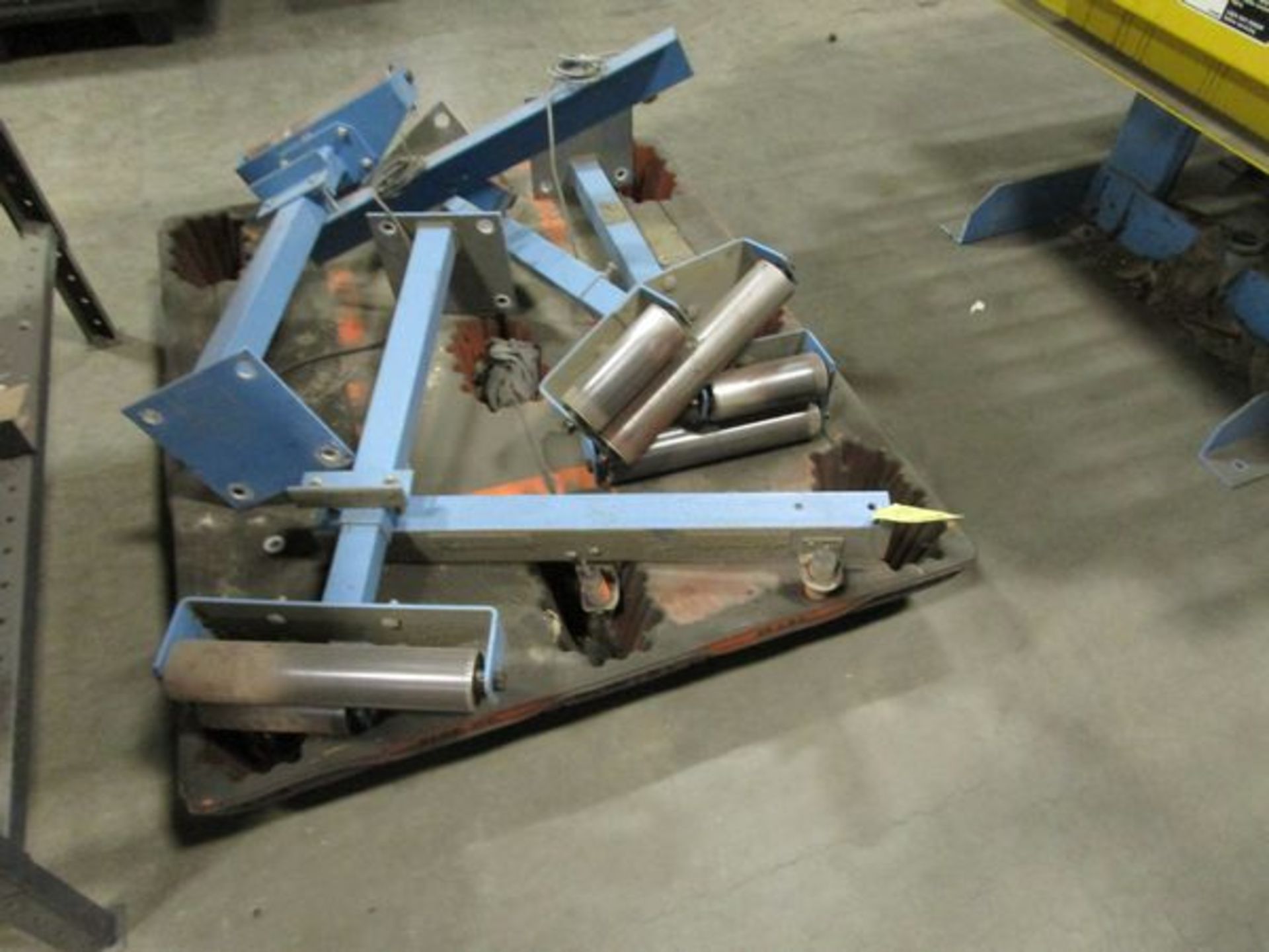 LOT (2) HK Systems Transport Conveyors, 53" Wide & Roll Stands