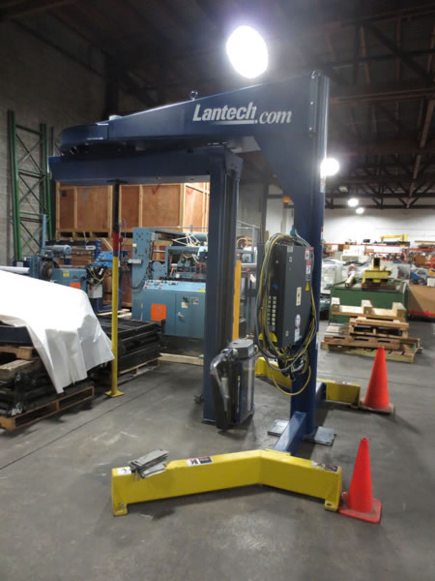 Used Lantech S-300 Straddle Style Semi-Automatic Stretch Wrapper - Image 2 of 10