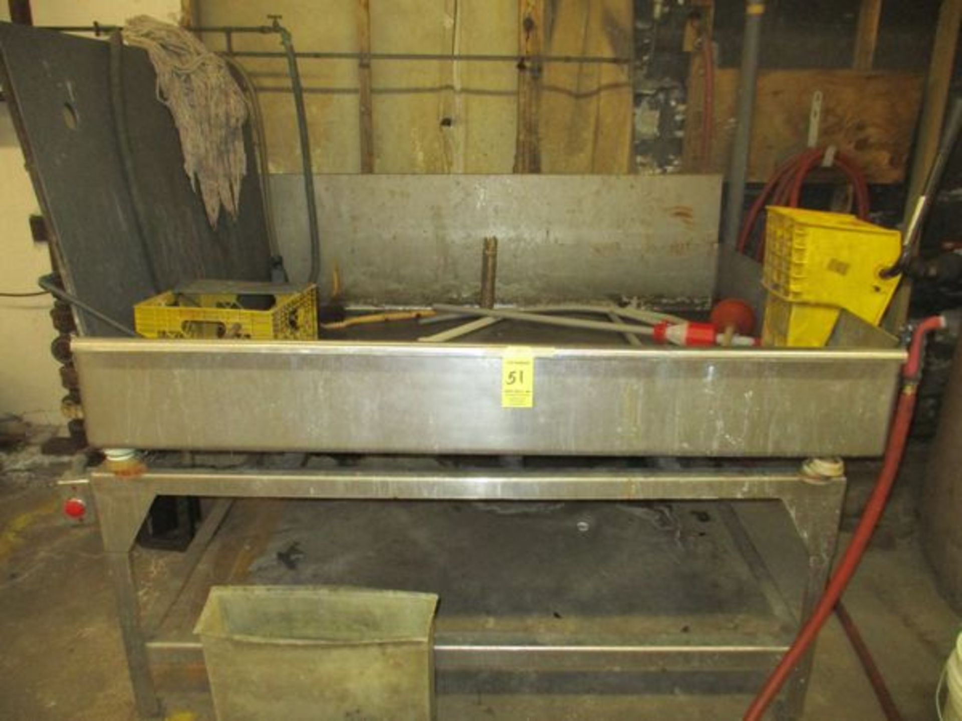 69" x 57" S.S. Wash Out Sink