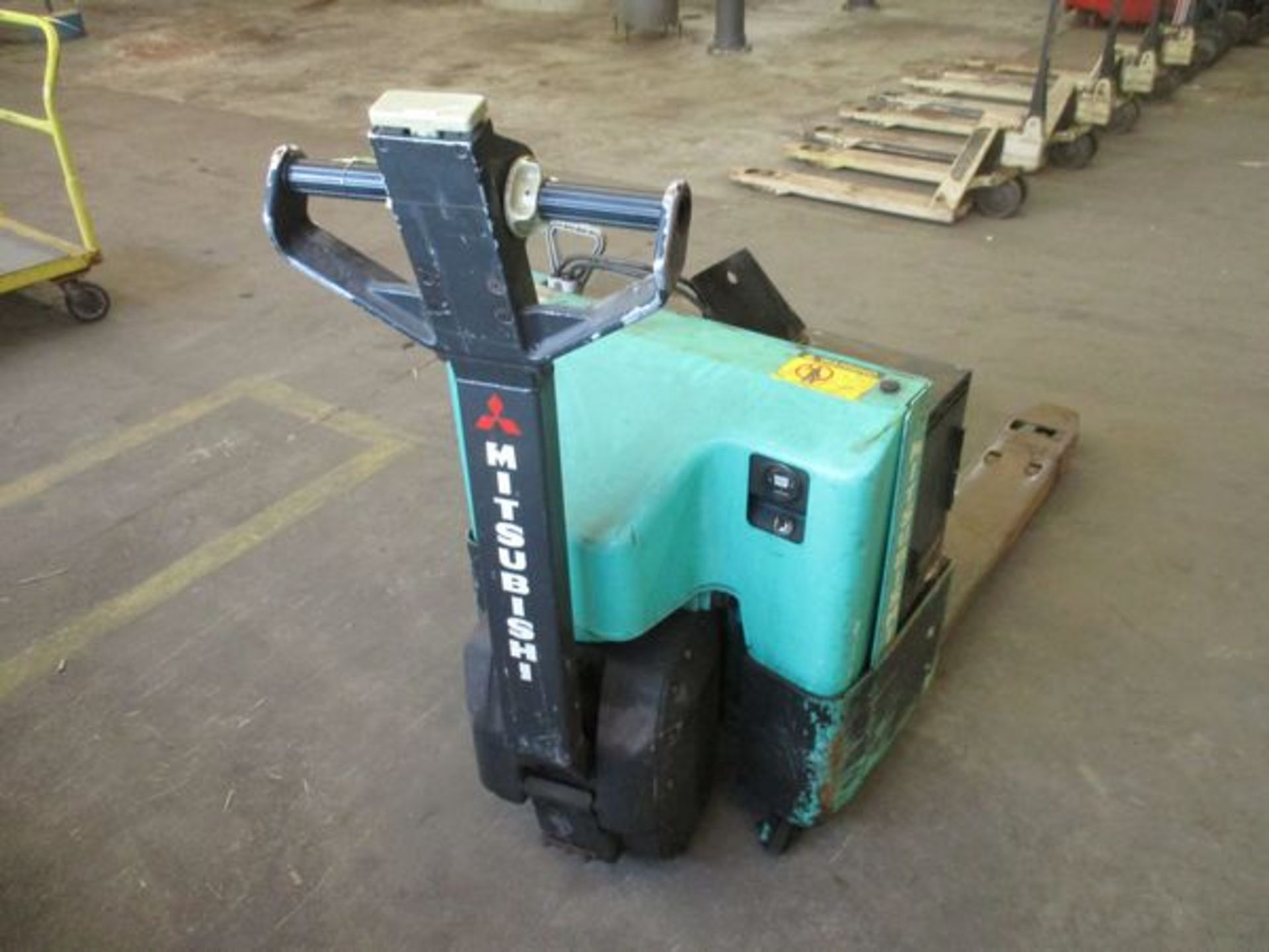 Mitsubishi PMW20 4000 Lb. Self-Charging Elec. Pallet Jack, s/n PMW21075 - Image 2 of 2