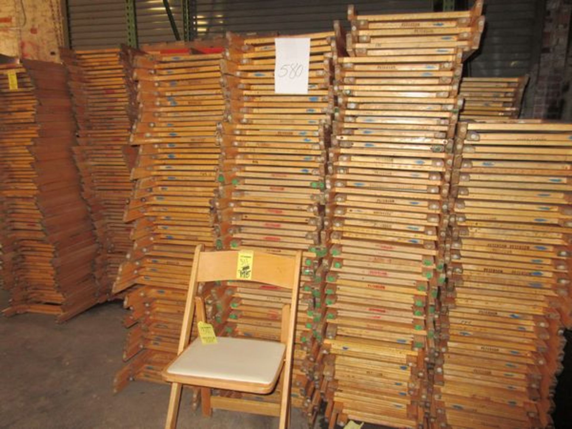 LOT Approx. (175) Padded Wood Folding Chairs - Image 2 of 2