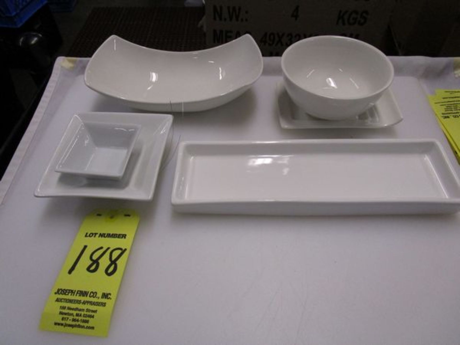 LOT Approx. (2100) Pcs. White & Ivory Dishes