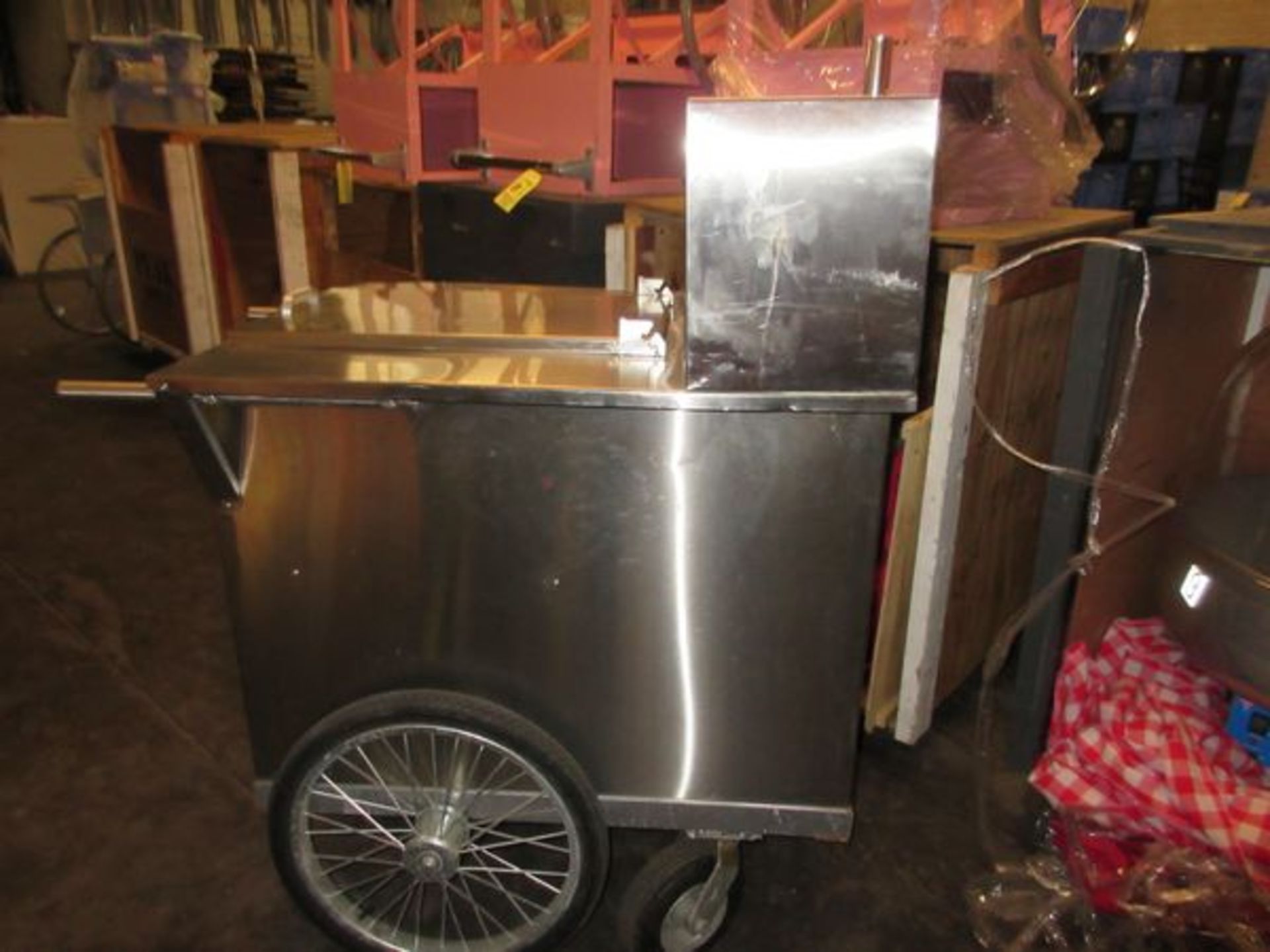 Port. 3-Tray Food Cart, S.S. - Image 5 of 5