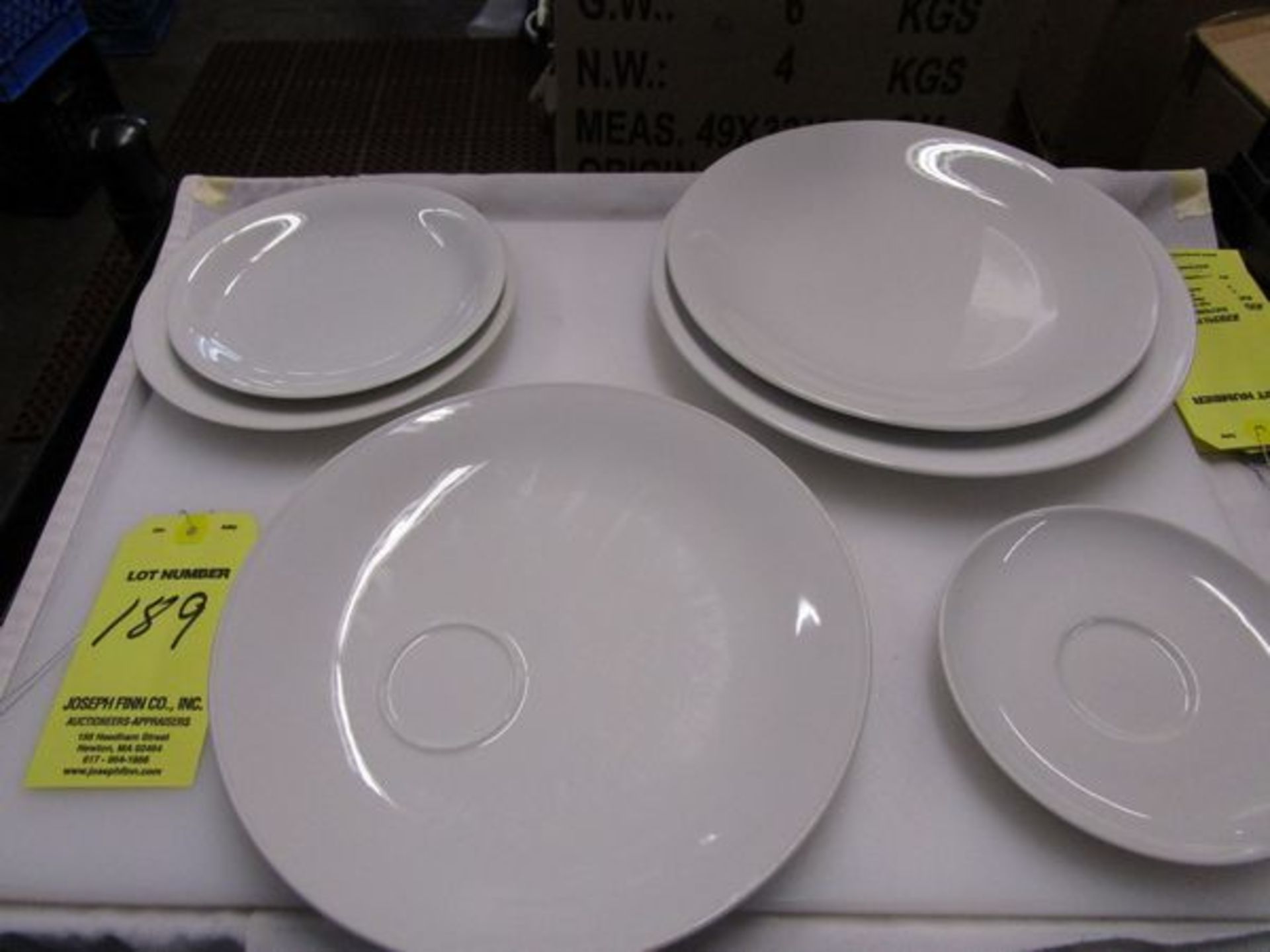 LOT Approx. (1500) Pcs. White & Ivory Dishes