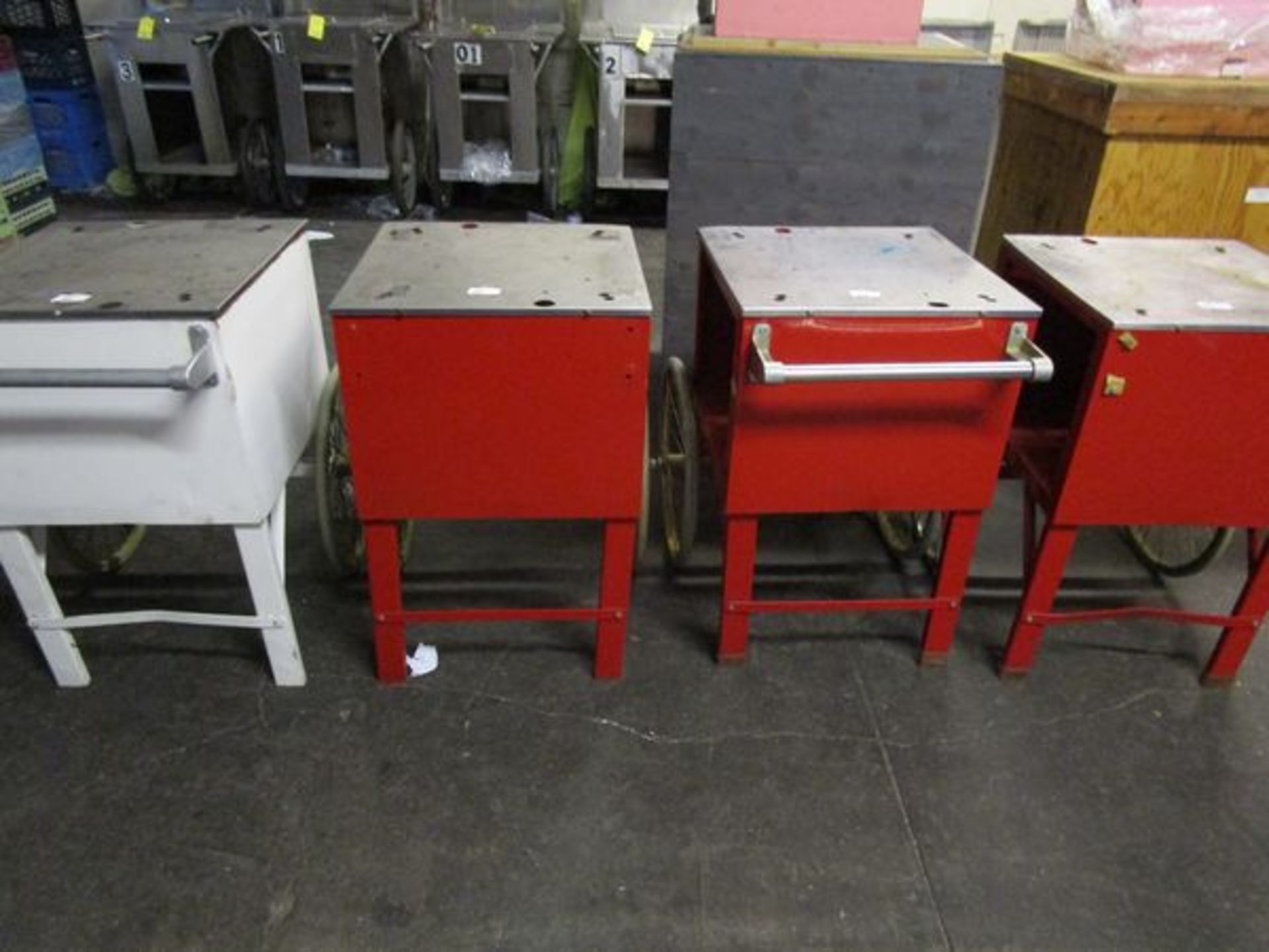 LOT (4) Popcorn Machine Cart Bases - Image 2 of 2