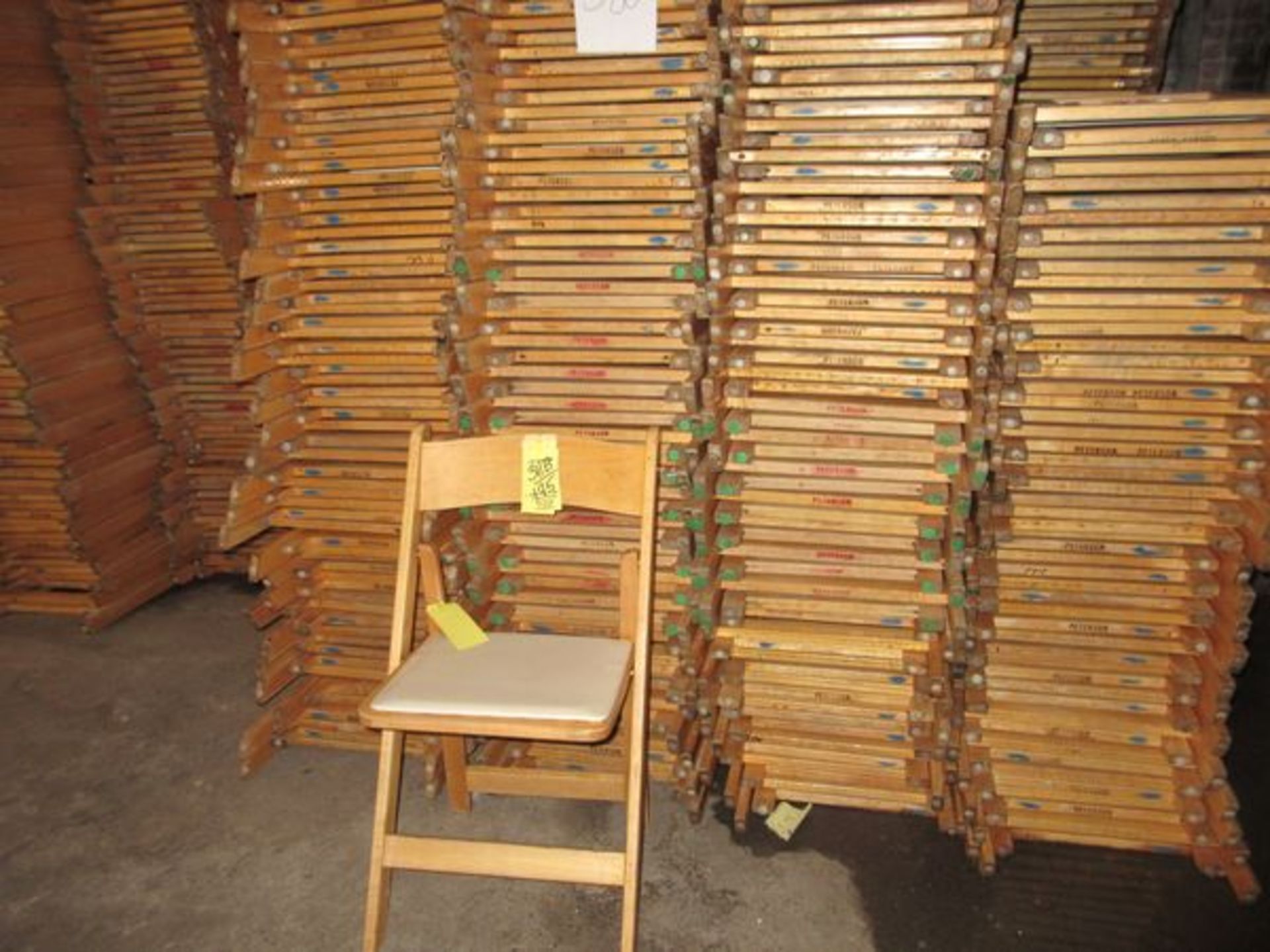 LOT Approx. (175) Padded Wood Folding Chairs - Image 2 of 2