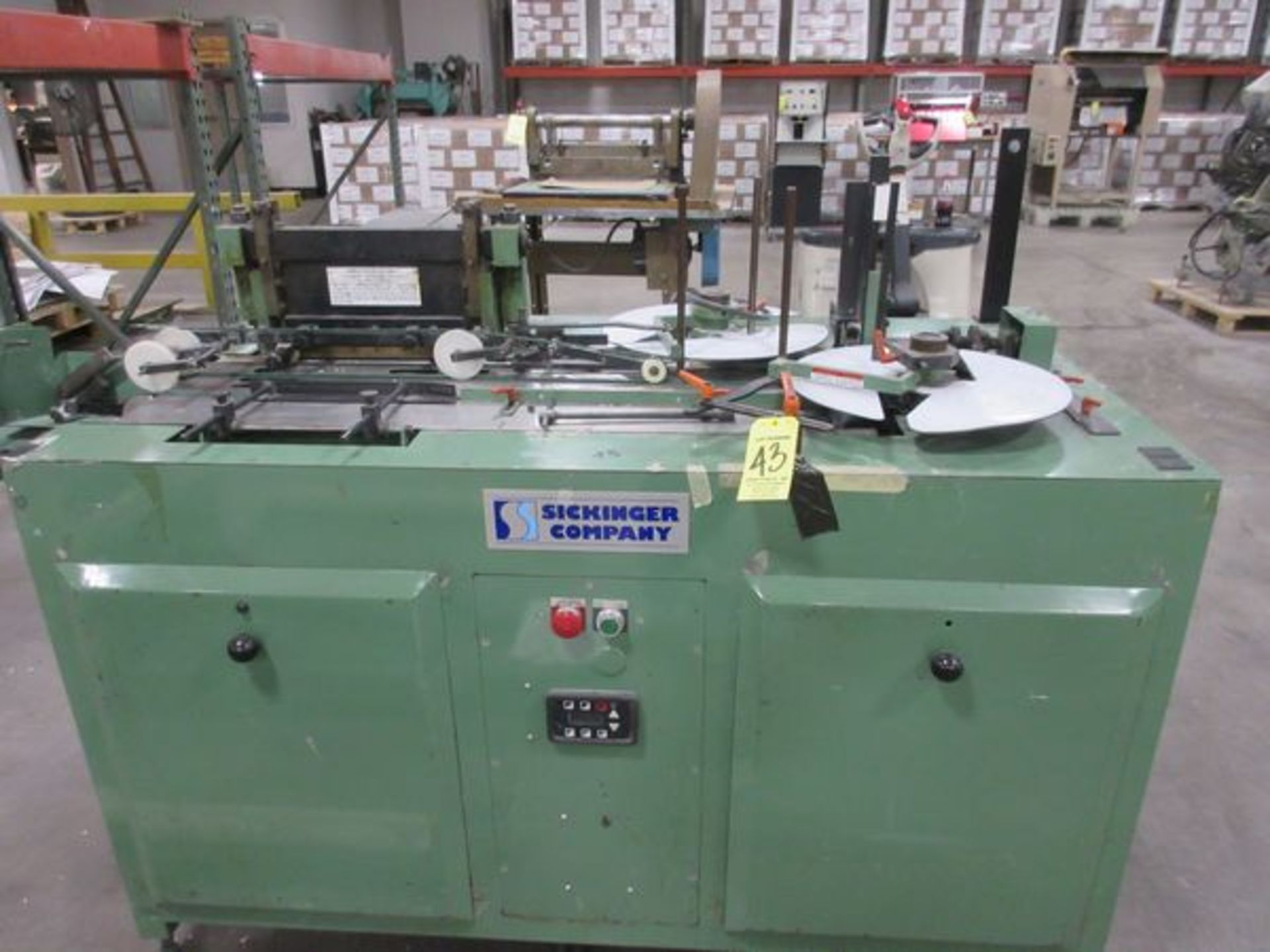 Sickinger ASP13 Dual Disc Auto Feed Paper Punch, s/n 893