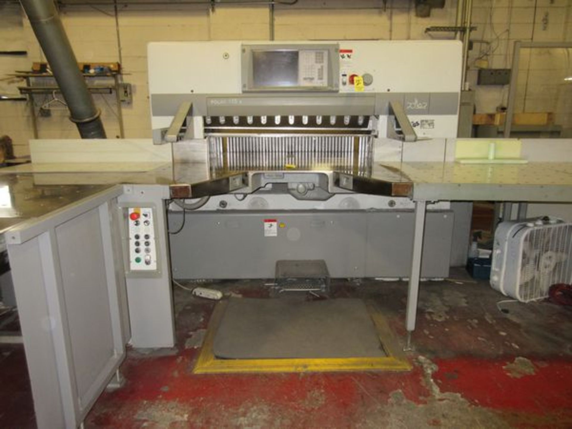 2005 Polar Model 115X, 45" Paper Cutter, s/n 7532005, Air Table, Secondary Tables, Light Curtain,