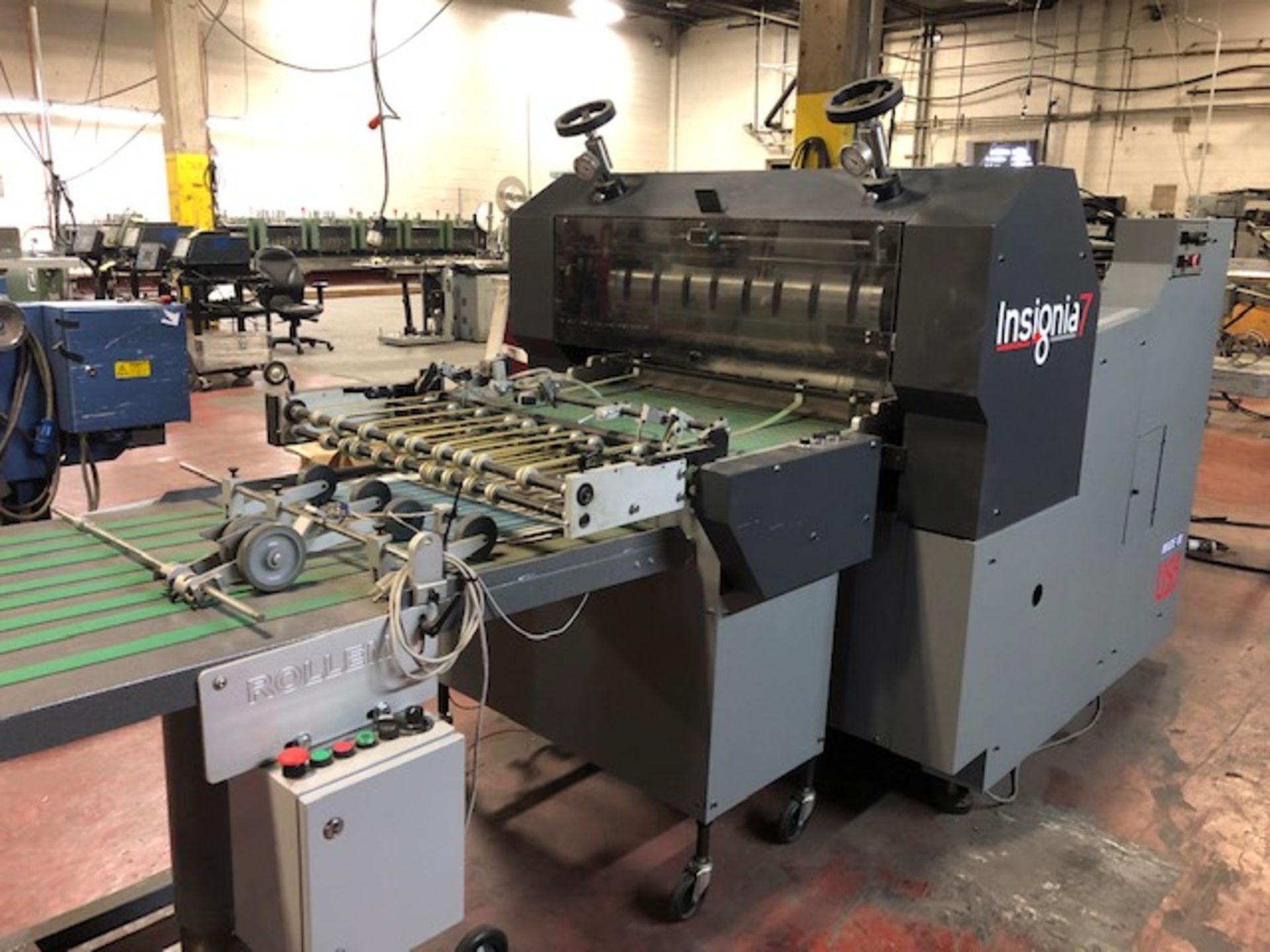 Rollem Insignia IS7DM 30" Rotary Die Cutter, s/n 145, Stripping Unit, Shingle Delivery, Receding - Image 5 of 9