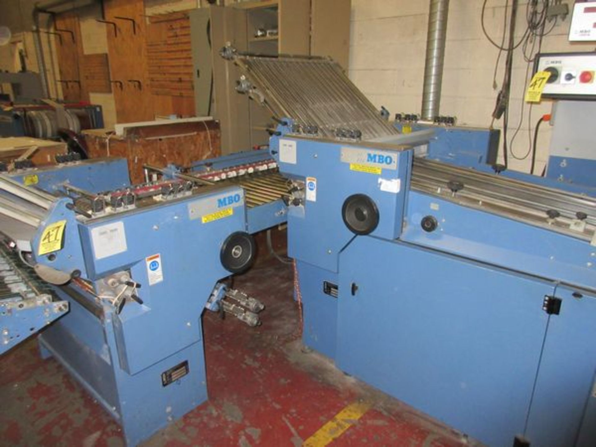 2006 MBO Model B26S-C Perfection Series Dual Feed Folder, s/n Z01/52, 4/4 Continuous Feed, 26" Cap., - Image 6 of 10
