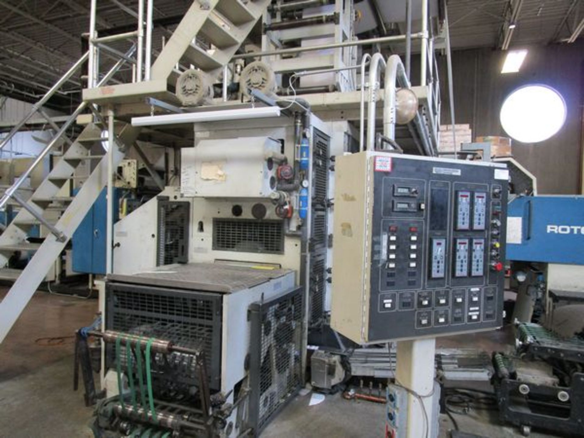 1994 Heidelberg/Harris Model M1000BE, 5-Color Single Web Offset Printing Press, s/n 0B7494-5 ( - Image 9 of 15