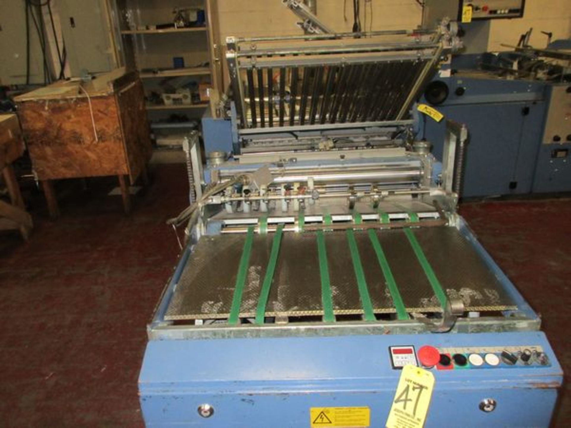 2006 MBO Model B26S-C Perfection Series Dual Feed Folder, s/n Z01/52, 4/4 Continuous Feed, 26" Cap., - Image 10 of 10