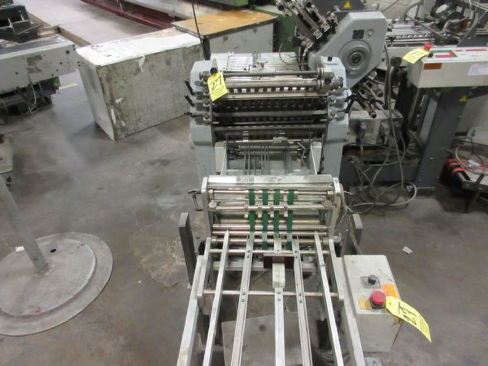 2002 Heidelberg Model TI-1-36/6/6-F1-NFS Pile Feed 14" Folder, Complete w/Rollaways & Digital - Image 4 of 7