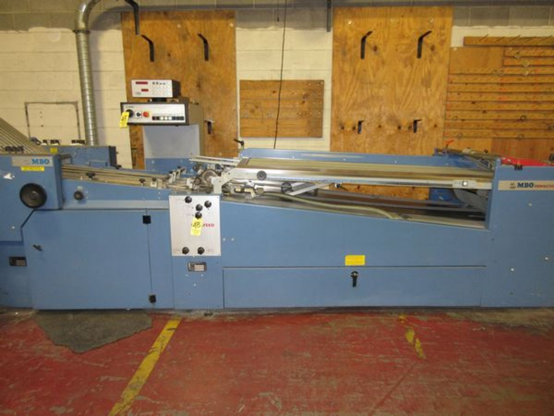 2006 MBO Model B26S-C Perfection Series Dual Feed Folder, s/n Z12/27, 4/4 Continuous Feed, 26" Cap., - Image 6 of 6