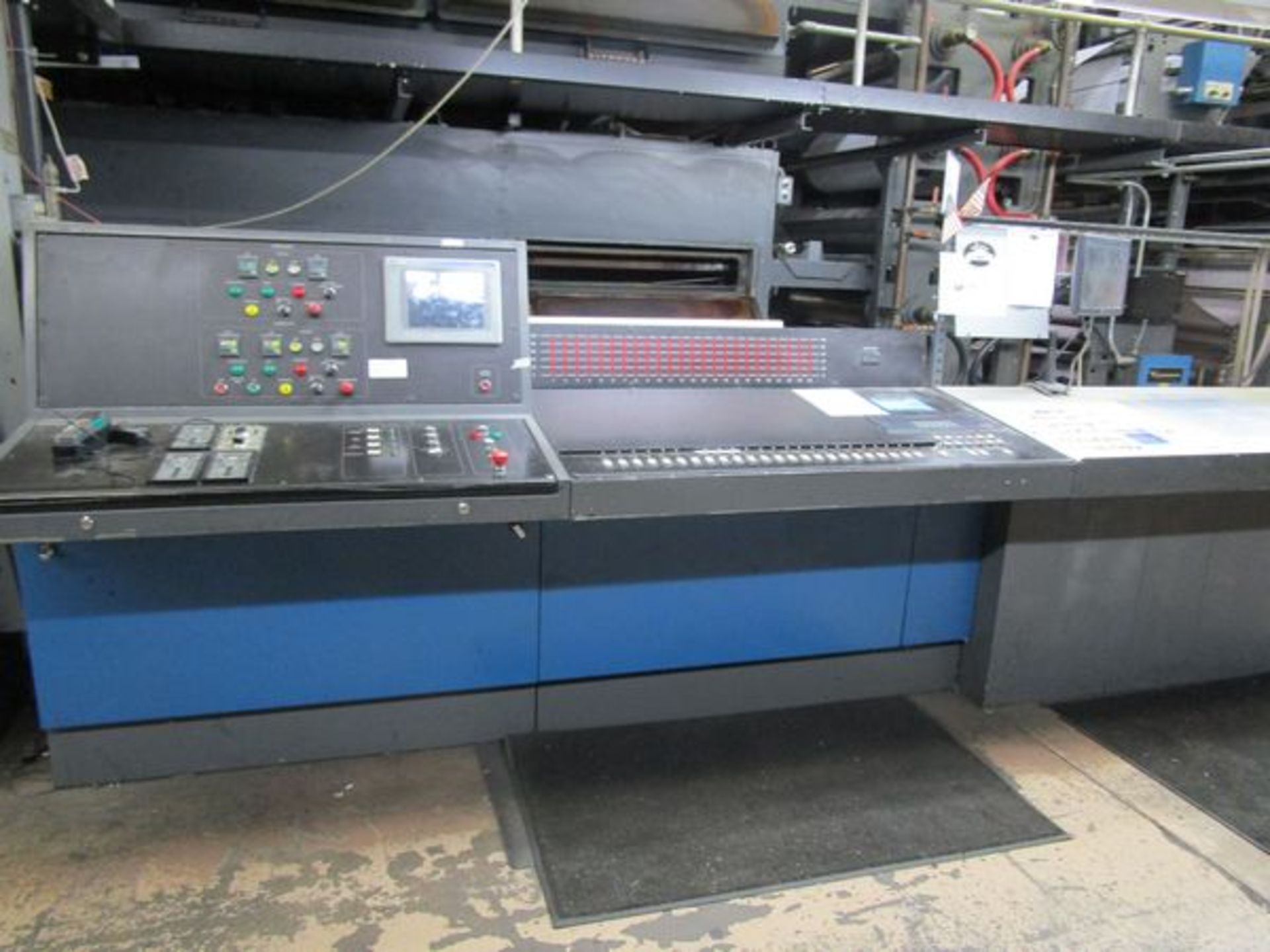 1985 Harris Model M1000-A2, 6-Color Double Web Offset Printing Press, s/n G12259-4, -3, -2, -1, - Image 7 of 12