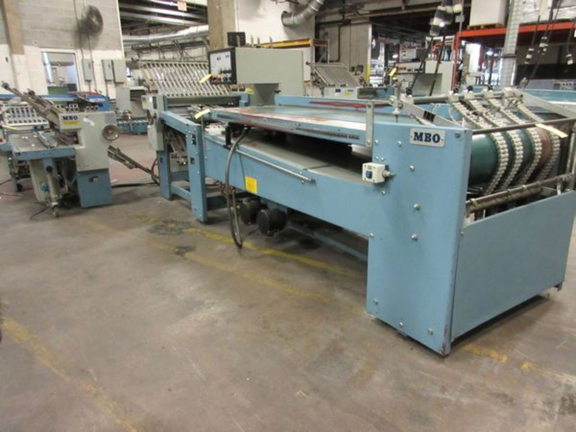 MBO Model B30-1, 30" Continuous Feed Folder, s/n J.0618, 4/4/4 w/MCC2 Electronic Counter, 2005 MBO