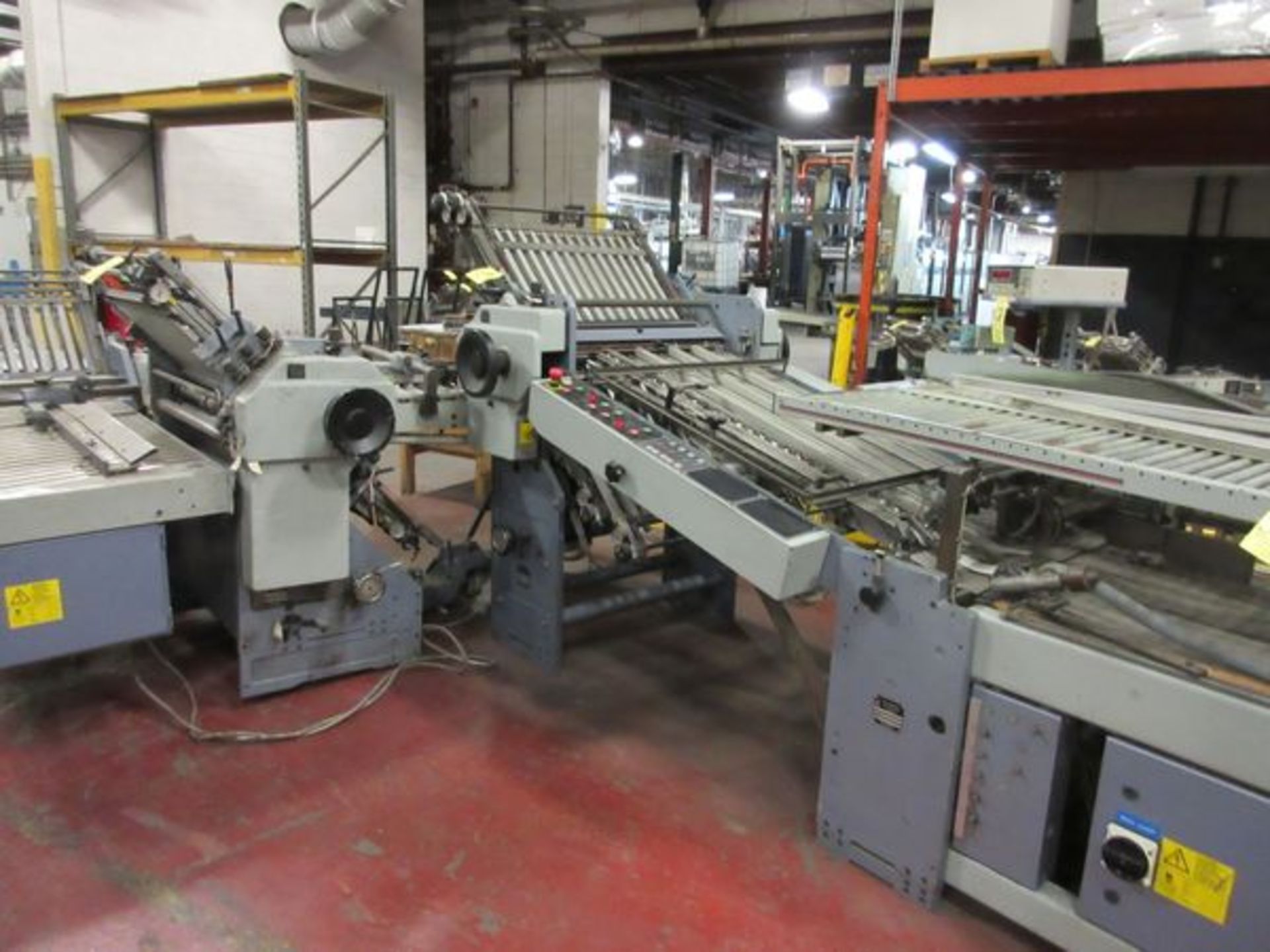 Stahl Mod. TF-66.3/4-4-4-PF-N Continuous Feed Folder, s/n 48855-216082, w/Stahl PCS100 D.R.O.,