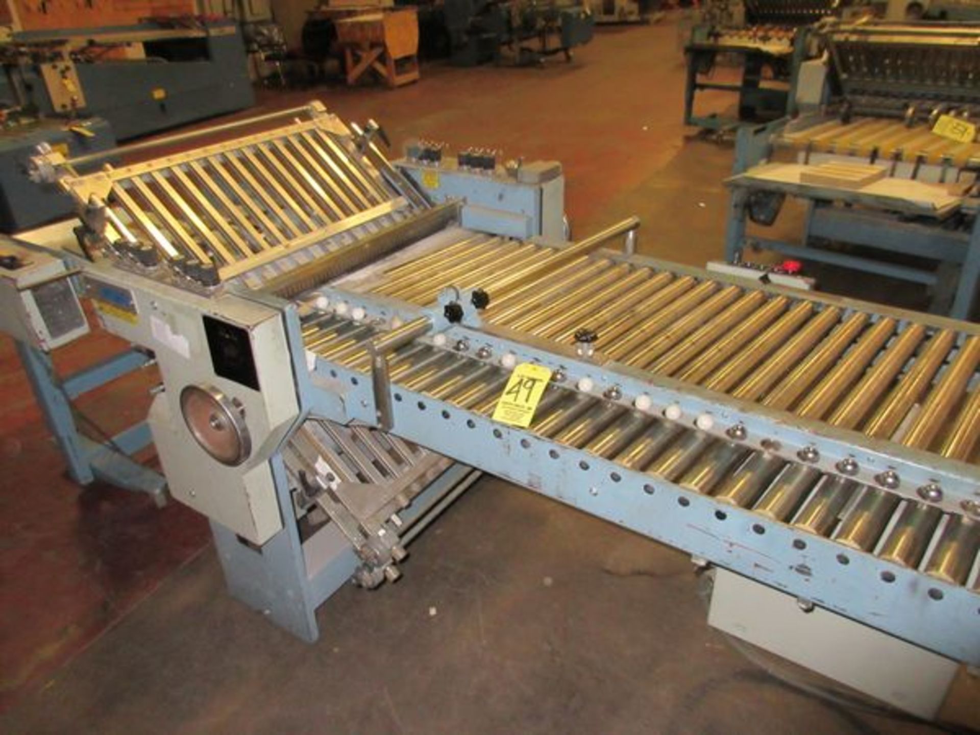 MBO Model B123-C Continuous Feed Folder, Order #960849, s/n N11/07, MCC Counter, Control, Exit - Image 2 of 6