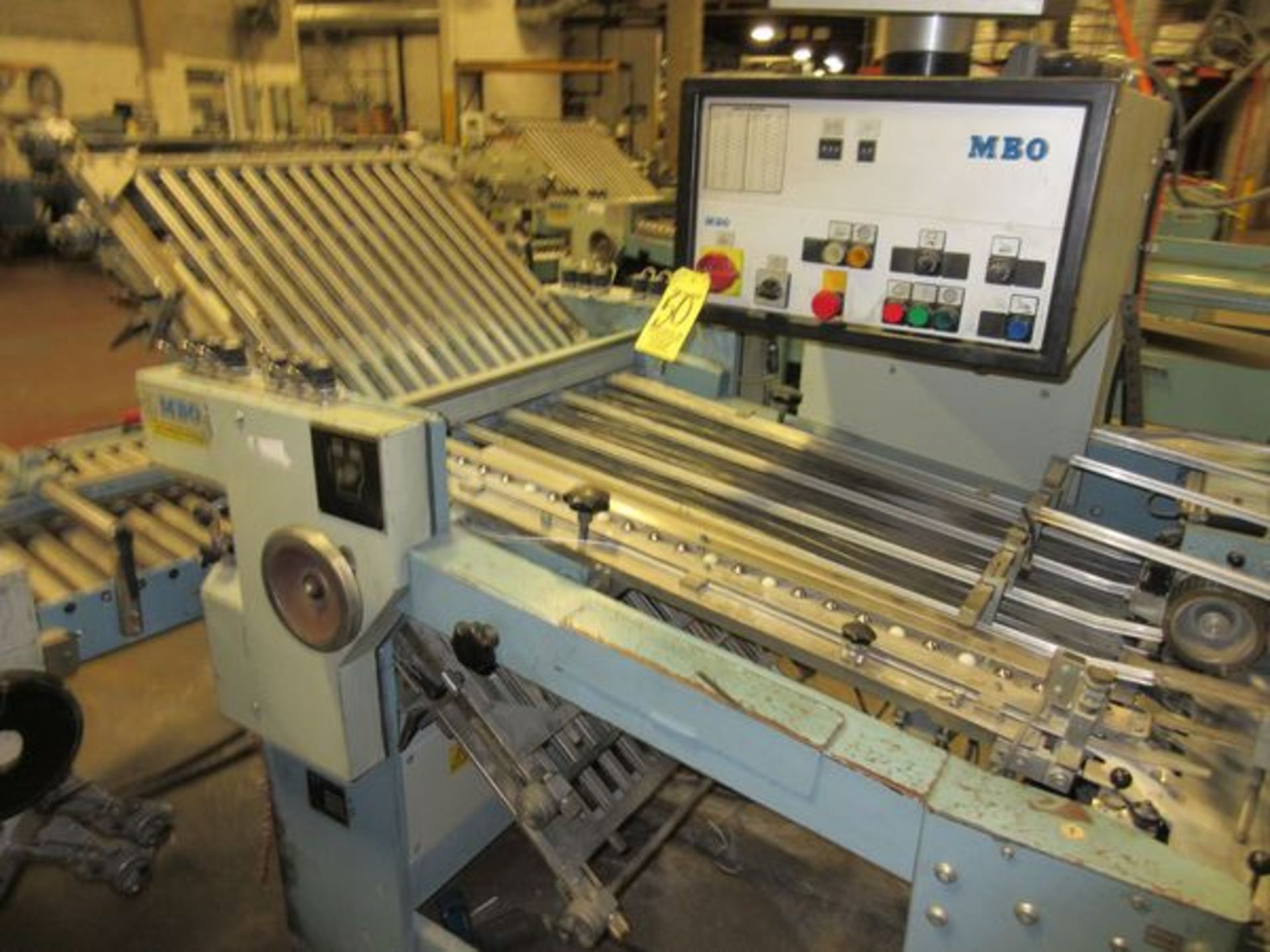 MBO Model B26-C, 26" Continuous Feed Folder, s/n P11/50, MCC3 Electric Counter, MBO Right Angle - Image 3 of 5
