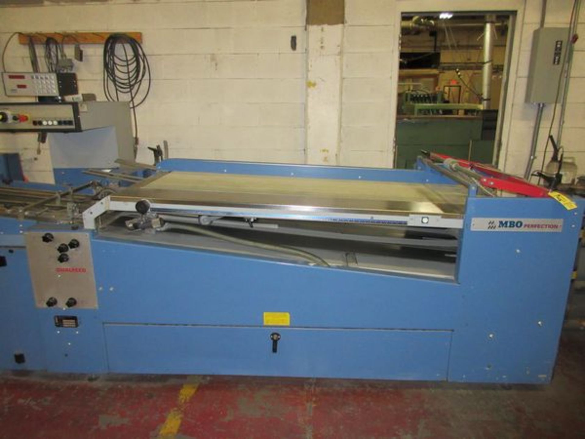 2006 MBO Model B26S-C Perfection Series Dual Feed Folder, s/n Z01/52, 4/4 Continuous Feed, 26" Cap., - Image 7 of 10