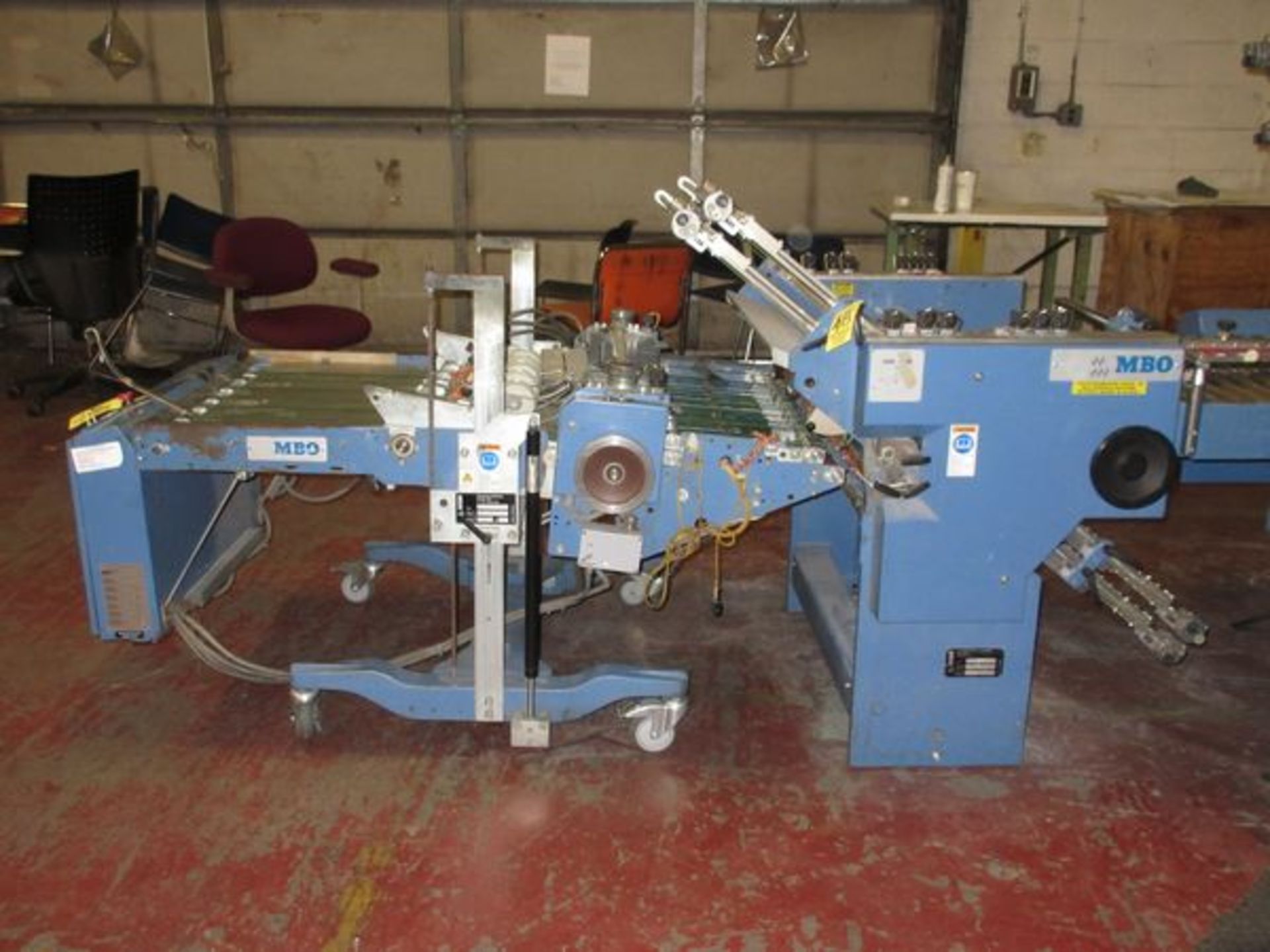 2006 MBO Model B26S-C Perfection Series Dual Feed Folder, s/n Z12/27, 4/4 Continuous Feed, 26" Cap., - Image 2 of 6