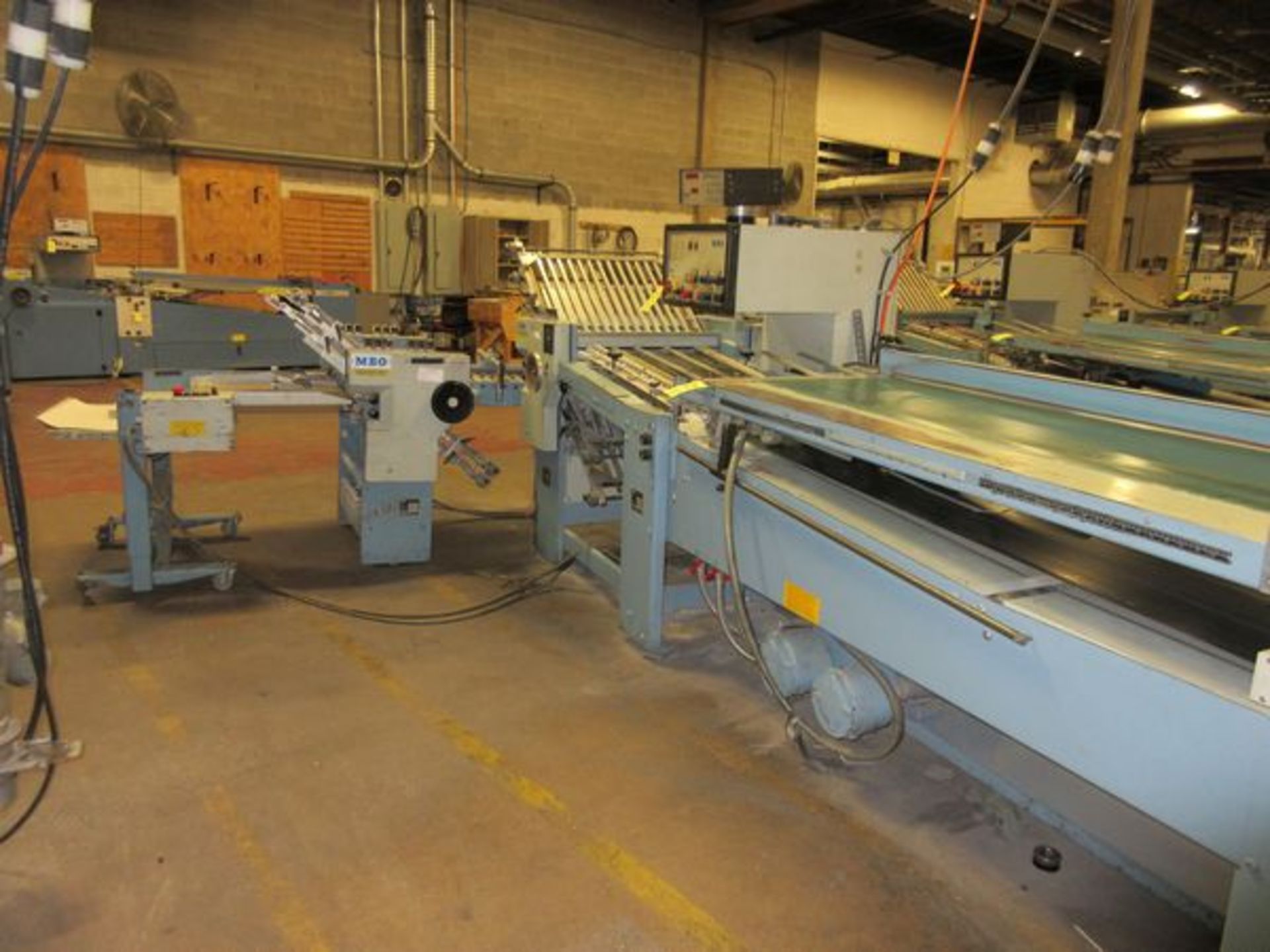 MBO Model B26-C, 26" Continuous Feed Folder, s/n P11/50, MCC3 Electric Counter, MBO Right Angle