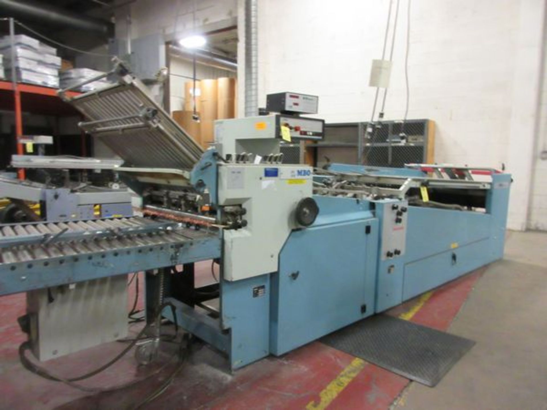 MBO Model B26S-C Dual Feed Folder, s/n T10/74, 4/4 Continuous Feed, 26" Cap., Perfection Vacuum
