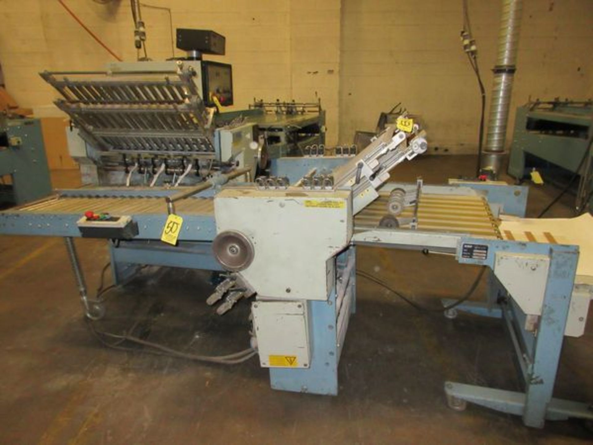 MBO Model B26-C, 26" Continuous Feed Folder, s/n P11/50, MCC3 Electric Counter, MBO Right Angle - Image 4 of 5