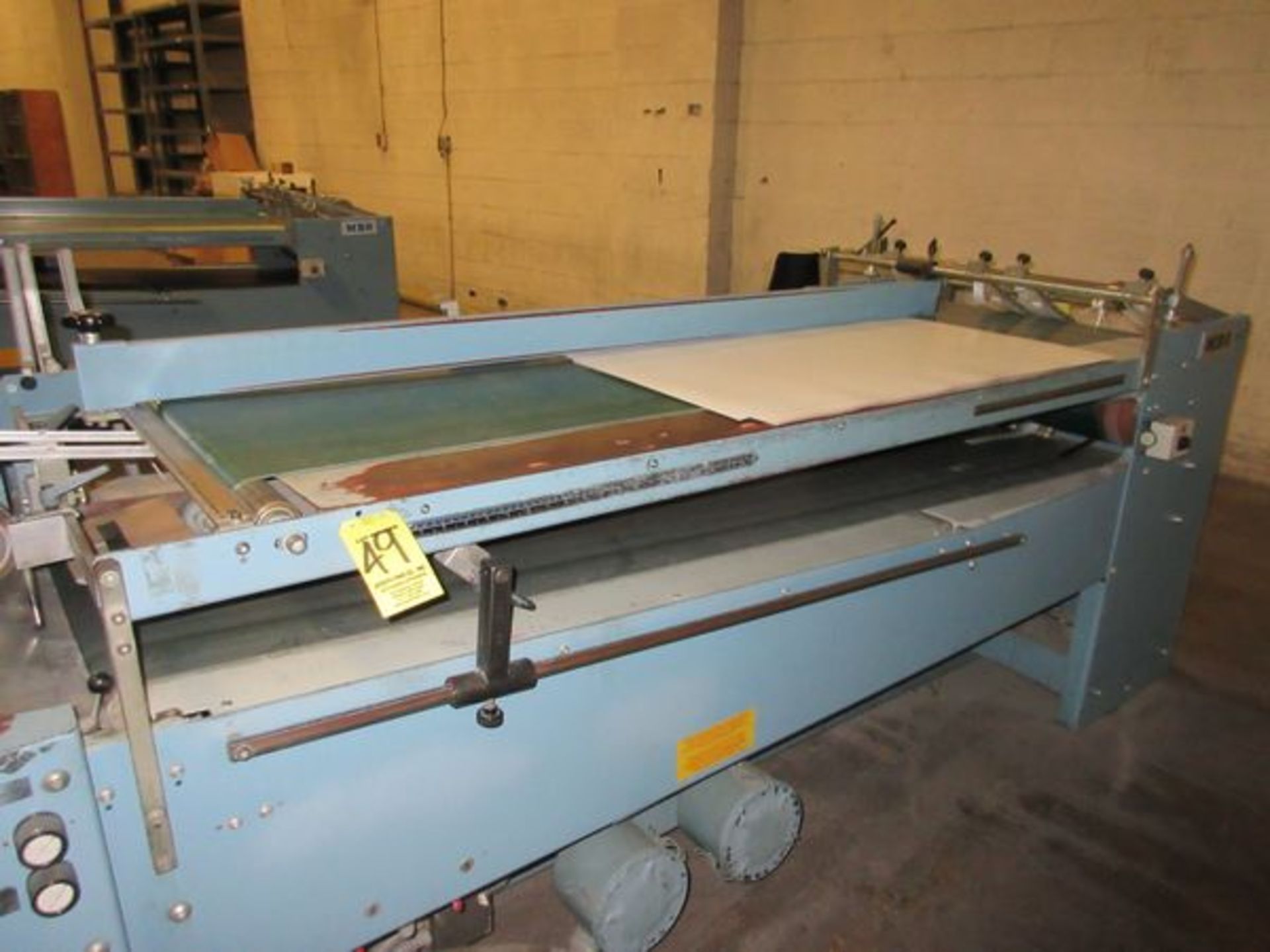 MBO Model B123-C Continuous Feed Folder, Order #960849, s/n N11/07, MCC Counter, Control, Exit - Image 5 of 6