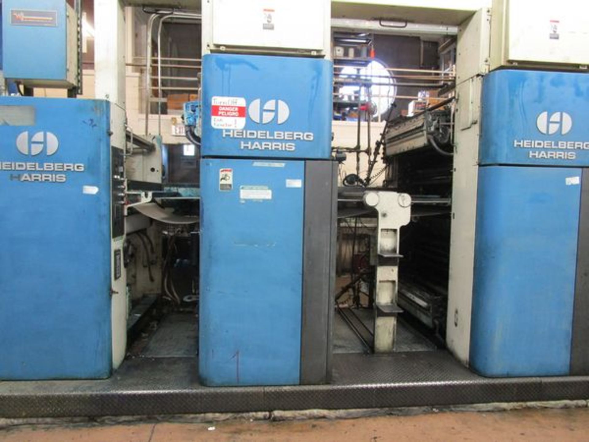 1994 Heidelberg/Harris Model M1000BE, 5-Color Single Web Offset Printing Press, s/n 0B7494-5 ( - Image 4 of 15