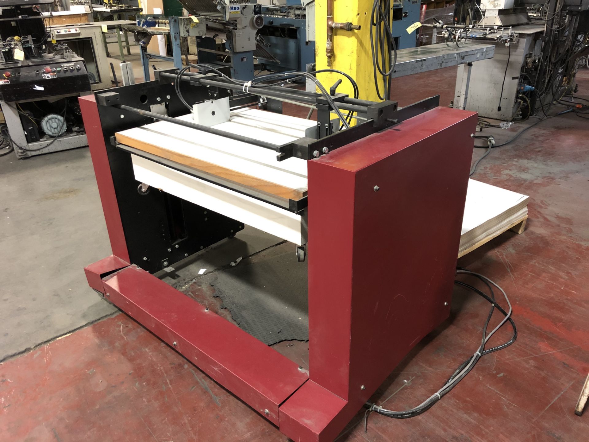 Rollem Insignia IS7DM 30" Rotary Die Cutter, s/n 145, Stripping Unit, Shingle Delivery, Receding - Image 8 of 9