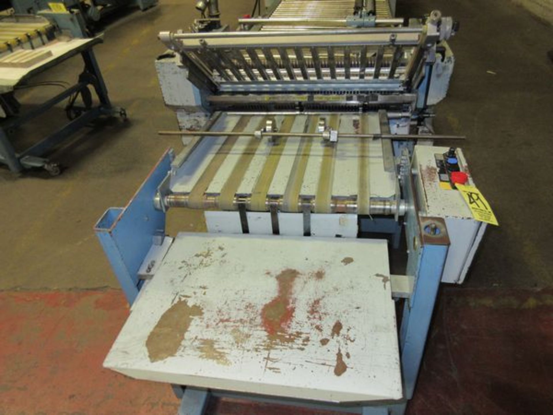 MBO Model B123-C Continuous Feed Folder, Order #960849, s/n N11/07, MCC Counter, Control, Exit - Image 6 of 6