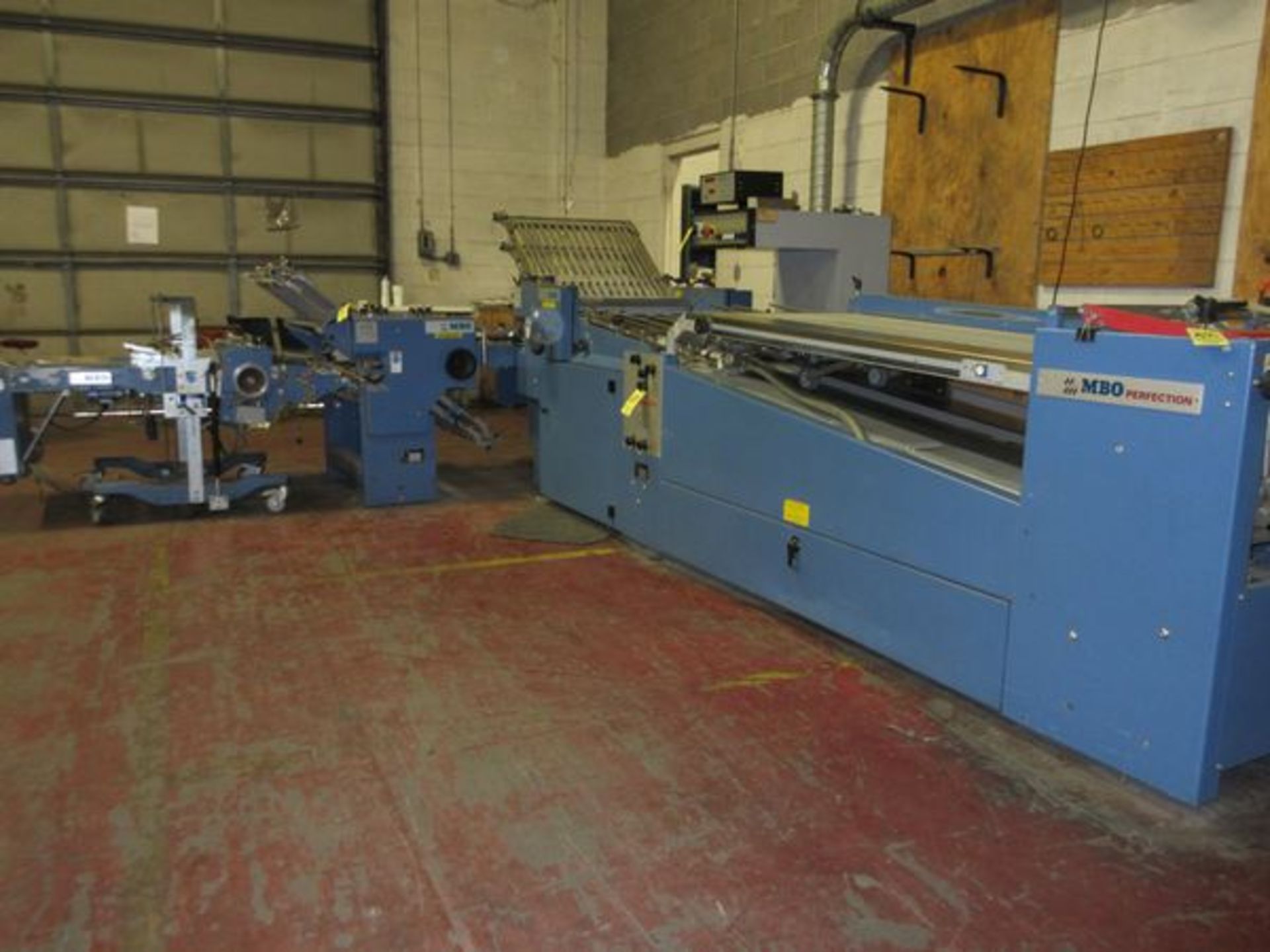 2006 MBO Model B26S-C Perfection Series Dual Feed Folder, s/n Z12/27, 4/4 Continuous Feed, 26" Cap.,