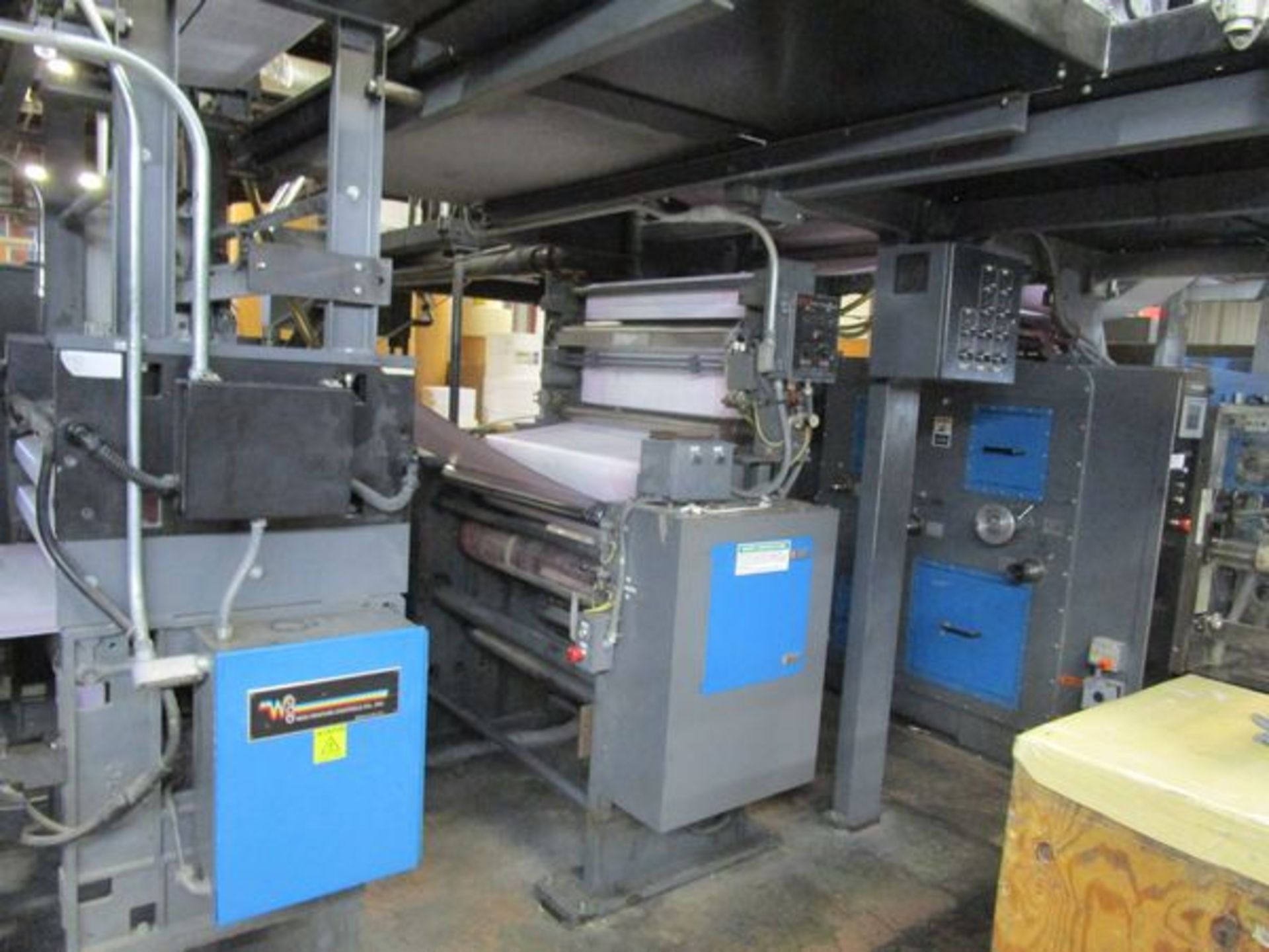 1985 Harris Model M1000-A2, 6-Color Double Web Offset Printing Press, s/n G12259-4, -3, -2, -1, - Image 10 of 12