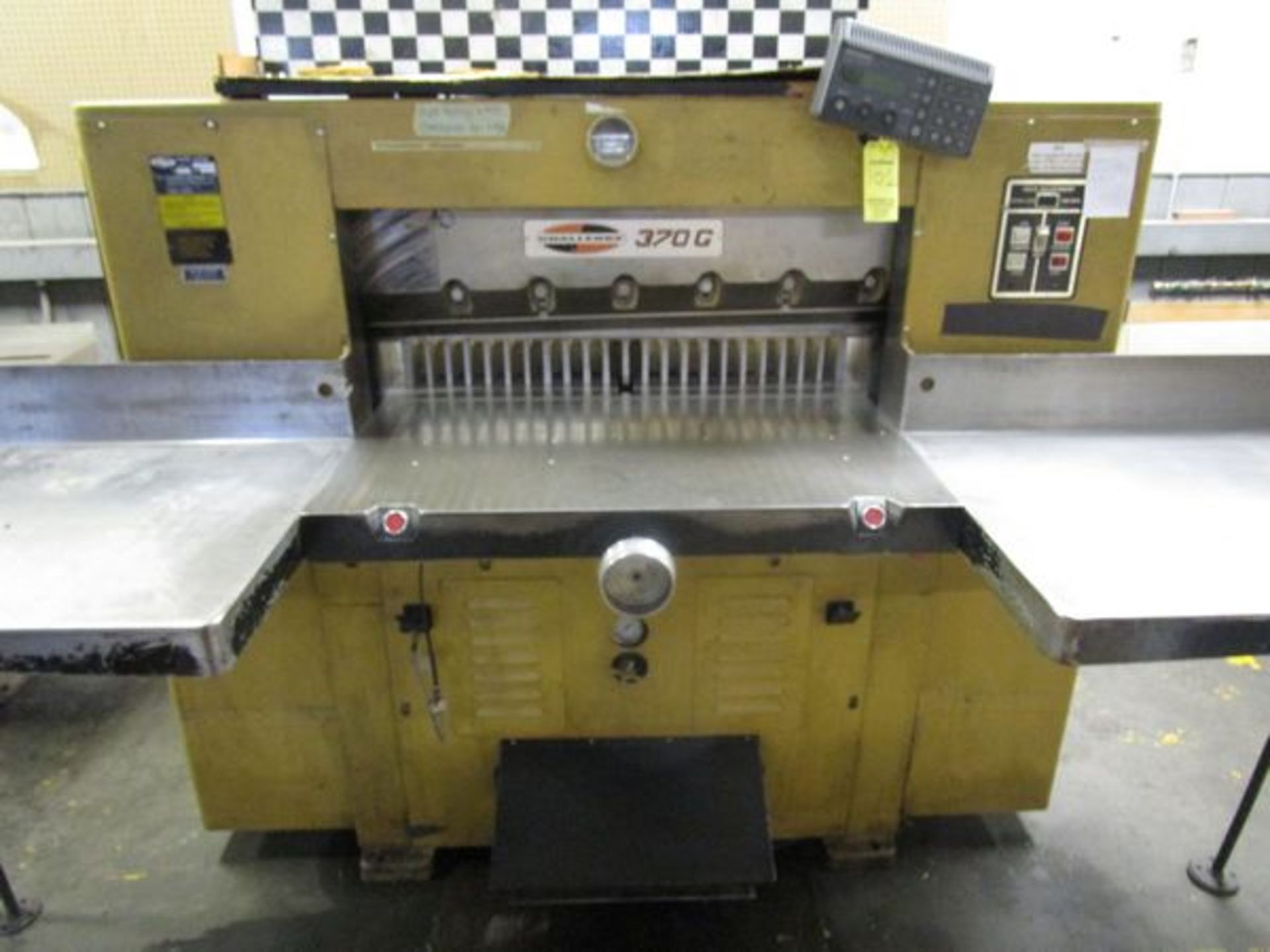 Challenge 370G Mod. GM Paper Cutter, s/n 29633, Size 370, 37" (Located in Palmer, MA) - Image 2 of 4