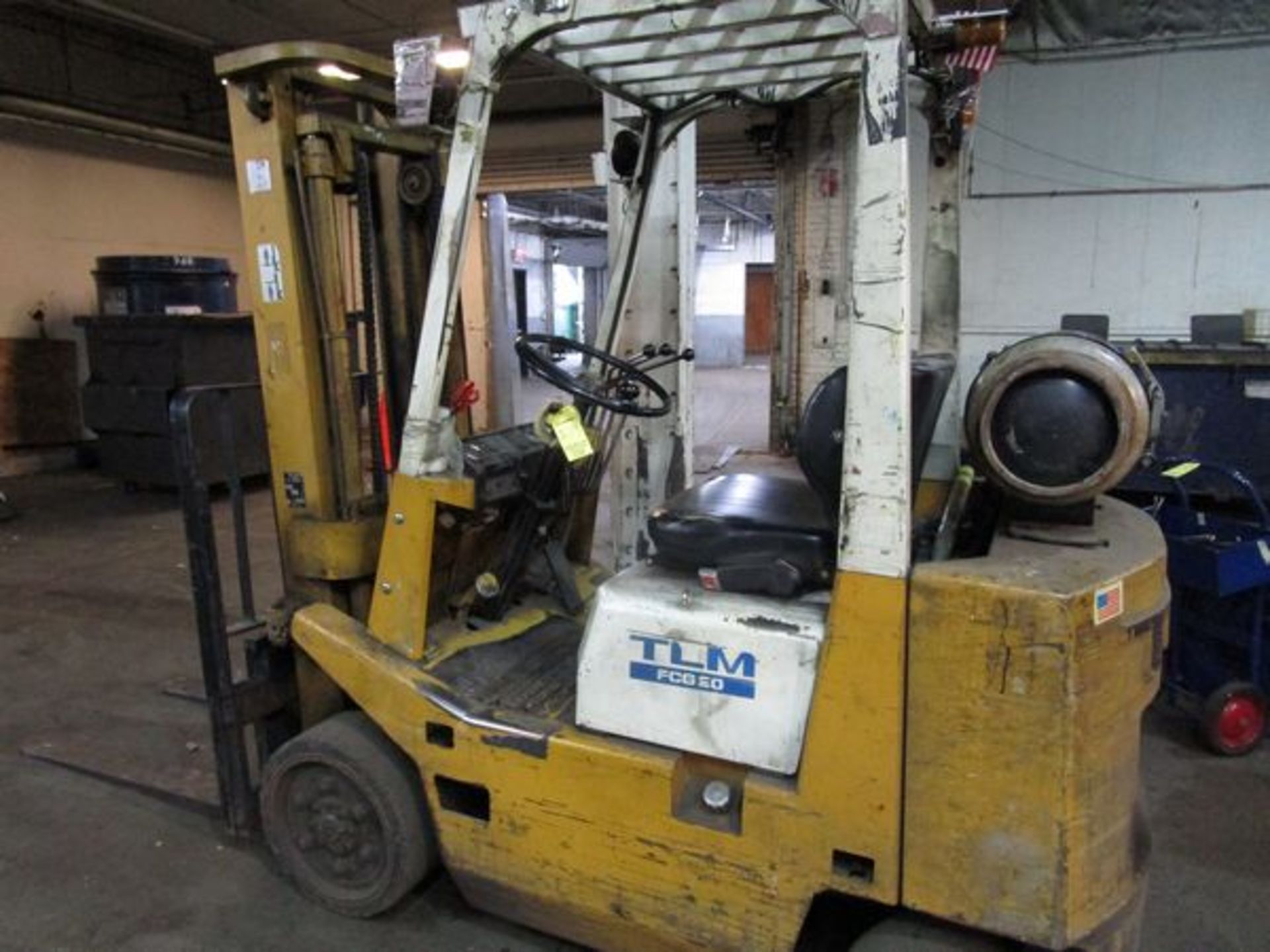 TCM FCG N6 LPG Forklift, s/n 49000175, 4000 Lb., 9797 Hrs. (Located in W. Springfield, MA) (LATE