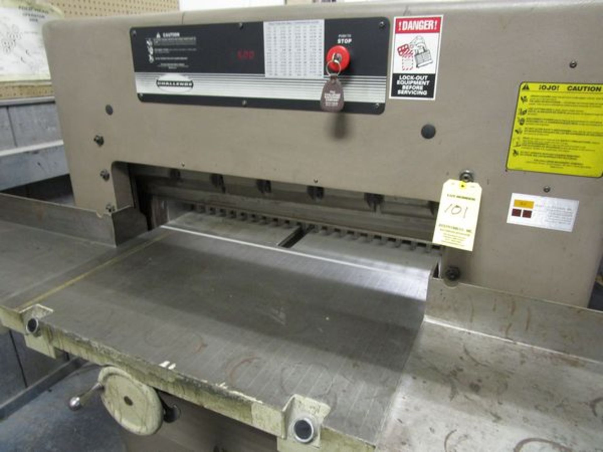 Challenge MC Paper Cutter, s/n 11890, Size 305, 30.5" (Located in Palmer, MA) - Image 2 of 3