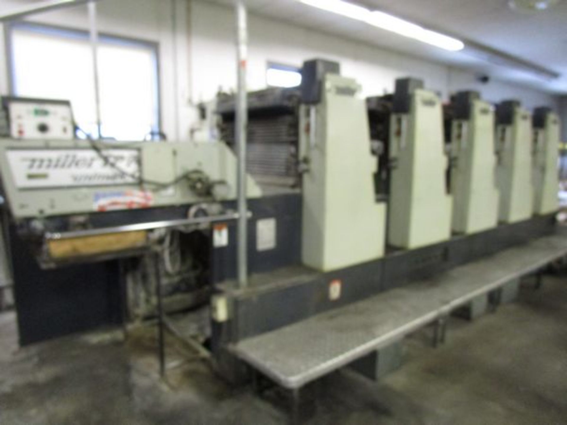 Miller TP74 5/C 29" Offset Sheet Fed Perfector s/n G21086 w/C3 Console (Located in Palmer, MA)