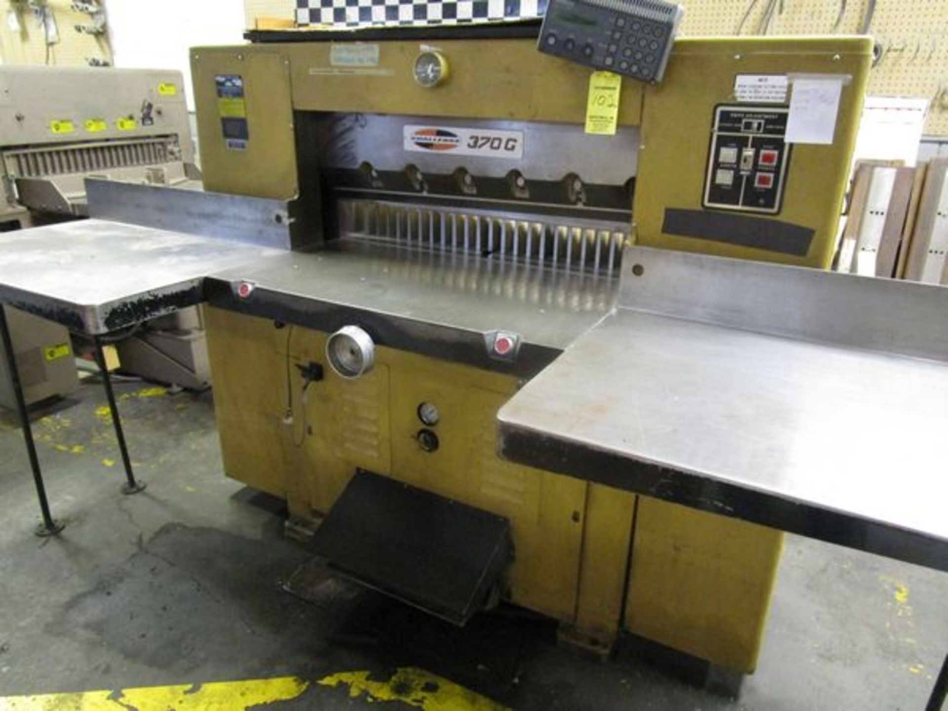 Challenge 370G Mod. GM Paper Cutter, s/n 29633, Size 370, 37" (Located in Palmer, MA)