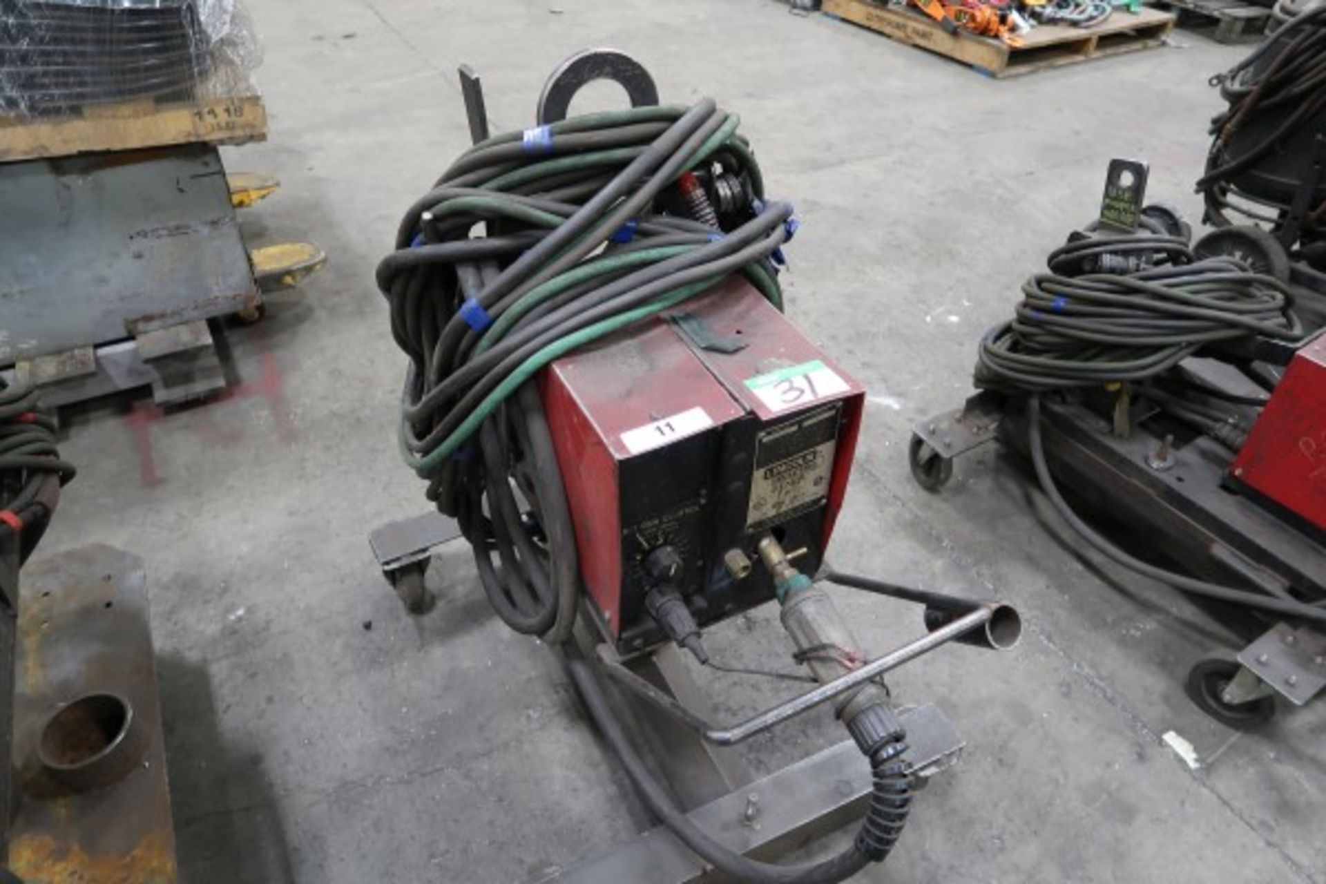 LINCOLN LN-7 WIRE FEEDER ON CART