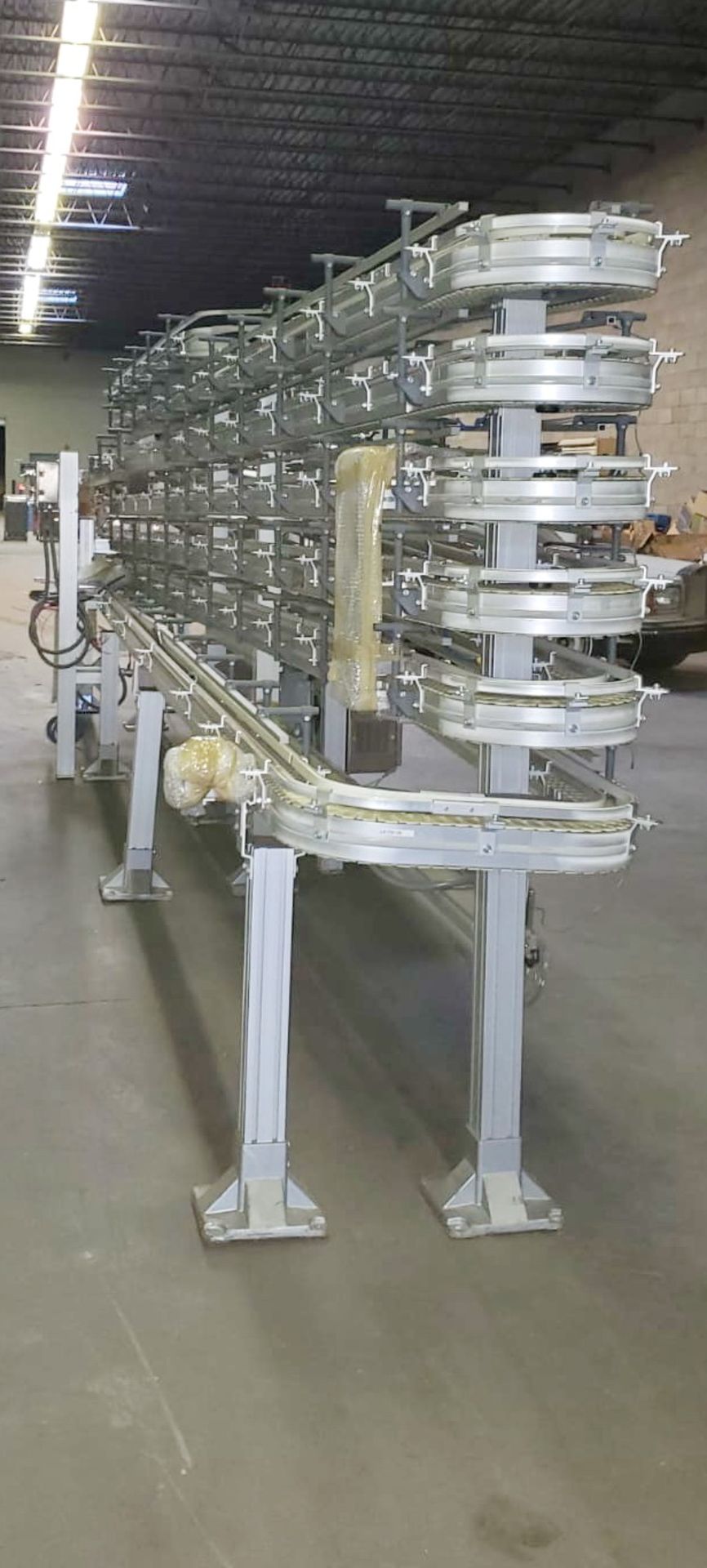 Flexlink Type Vertical Spiral Flexible Plastic Chain Conveyor - Image 3 of 7